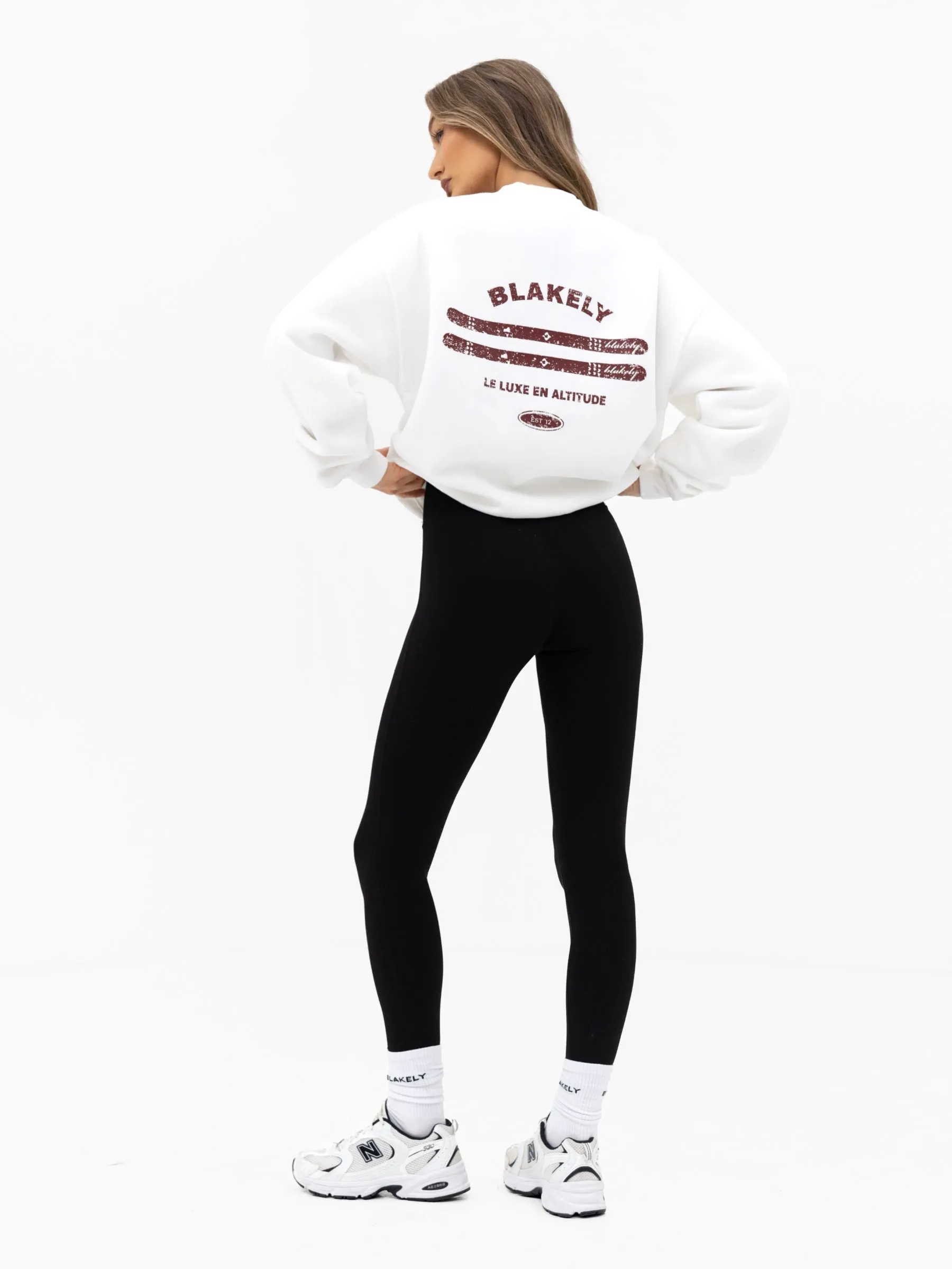 Sloane Ski Oversized Jumper - White sold by Blakely product image thumbnail 5