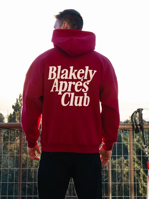 Halden Relaxed Hoodie - Red sold by Blakely