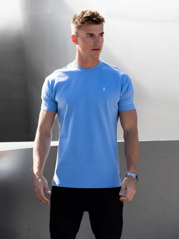 Conrad Relaxed Anchor T-Shirt - Light Blue sold by Blakely