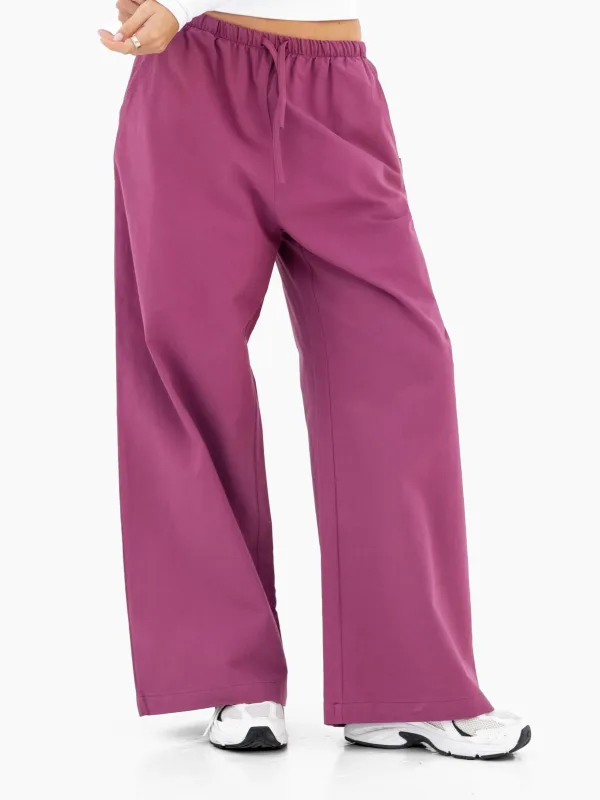 Maya Wide Leg Trousers - Mulberry sold by Blakely