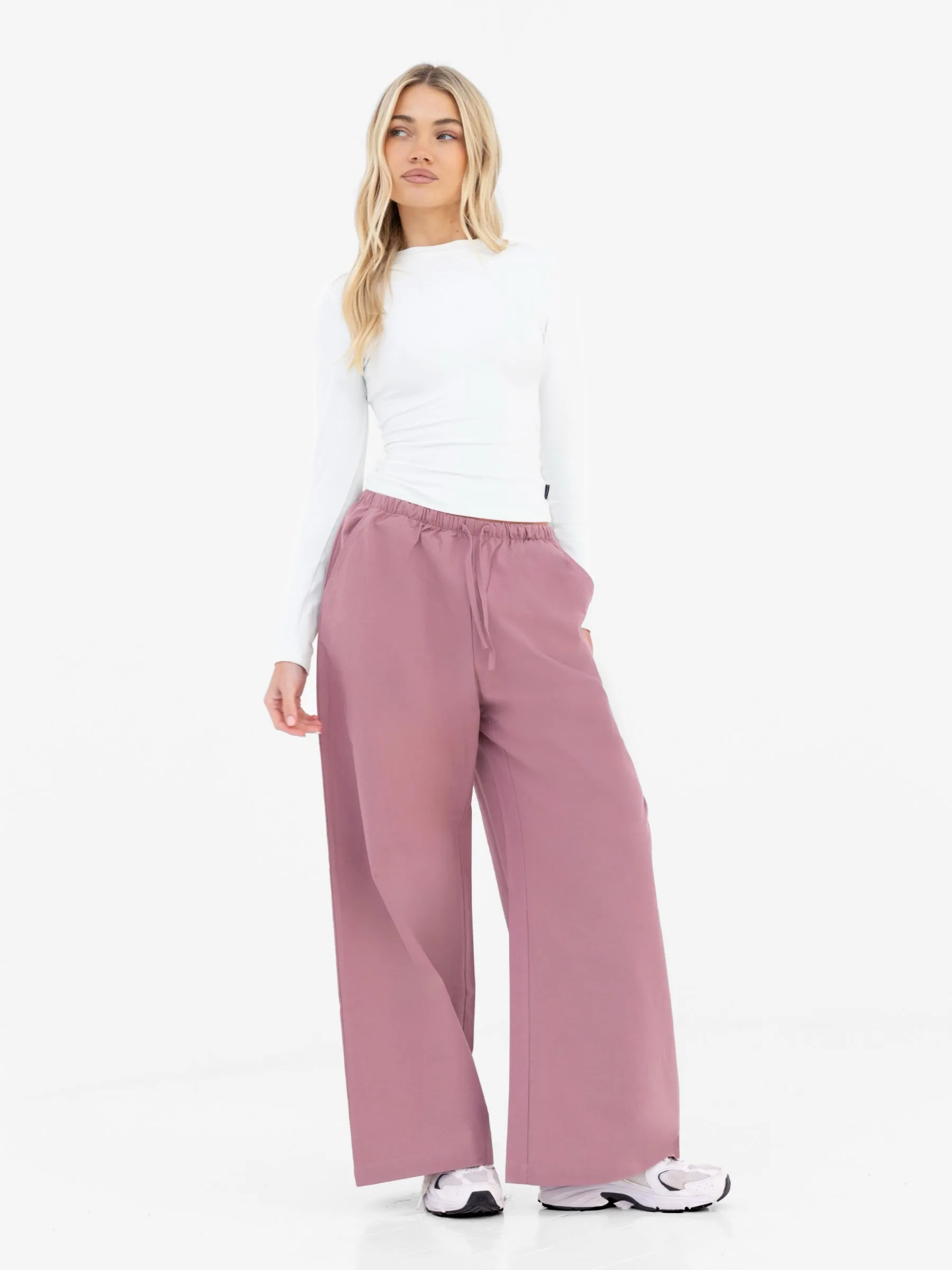 Maya Wide Leg Trousers - Dusty Pink sold by Blakely product image thumbnail 3