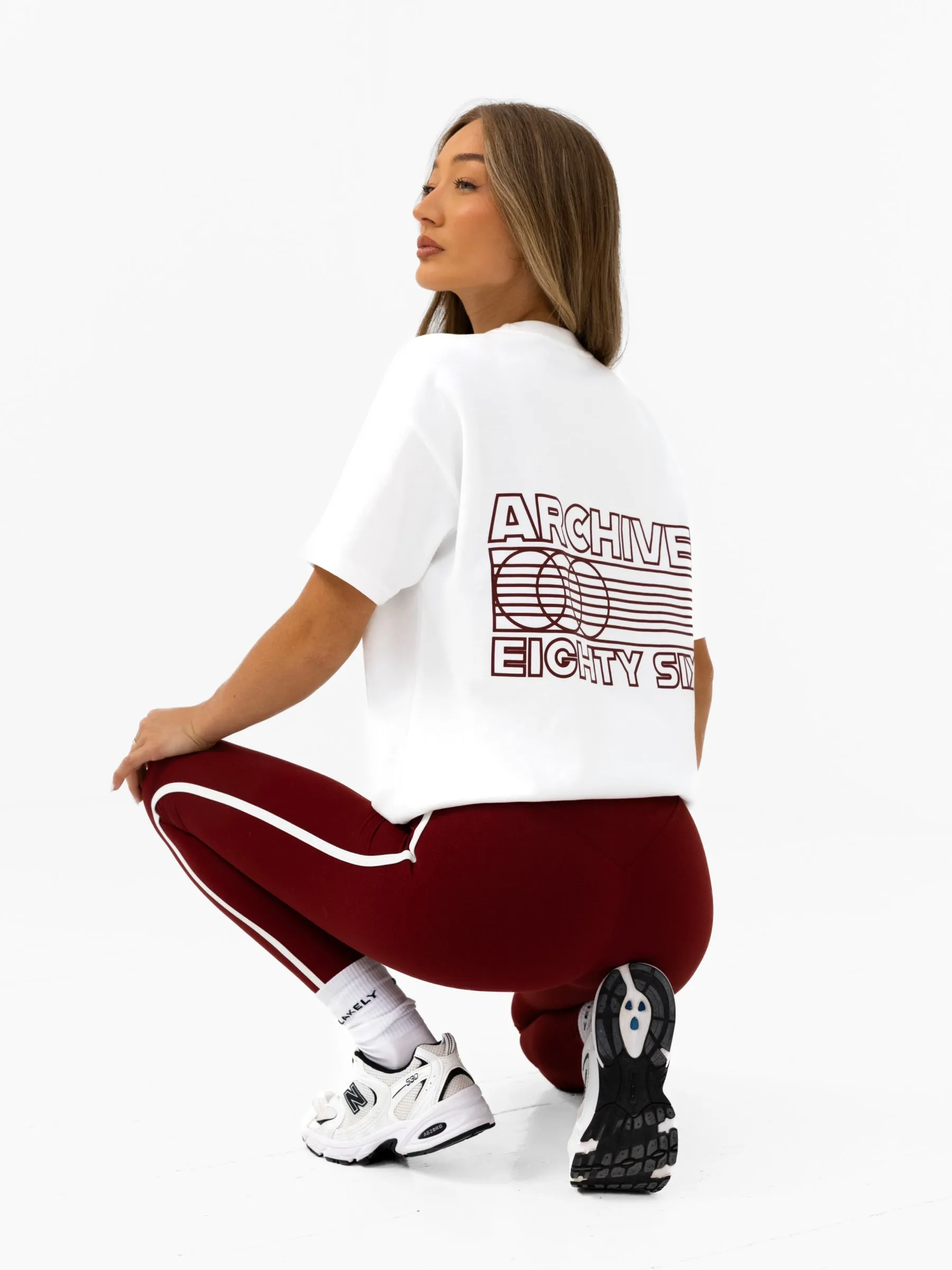 Naomi Oversized T-Shirt - Flat White sold by Blakely product image thumbnail 3