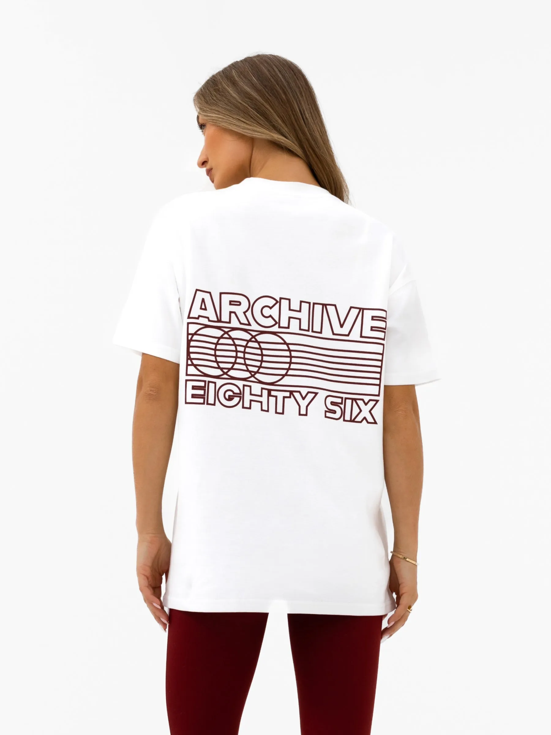 Naomi Oversized T-Shirt - Flat White sold by Blakely