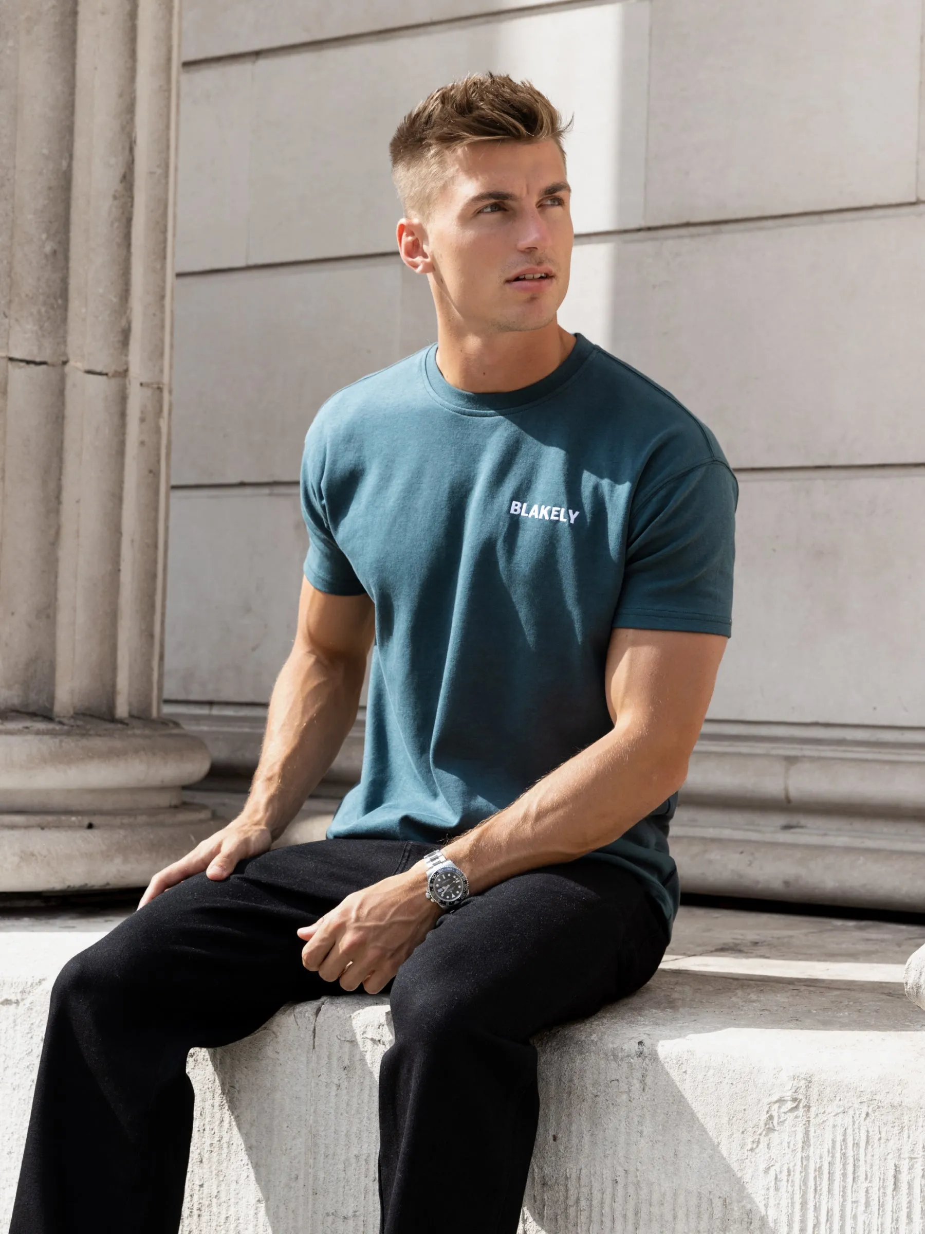 Jordan Relaxed T-Shirt - Teal Green sold by Blakely product image thumbnail 2