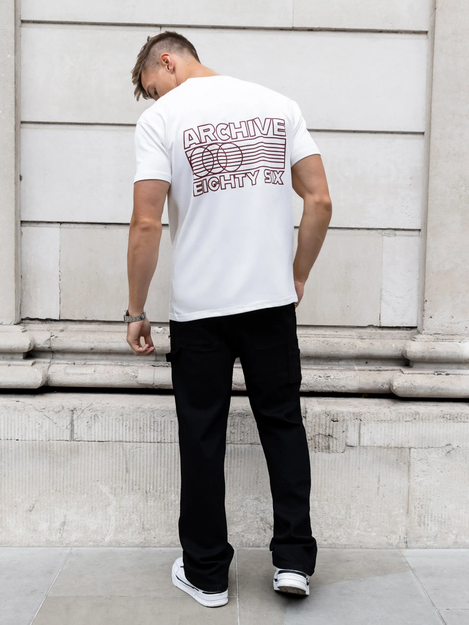 Jordan Relaxed T-Shirt - Flat White sold by Blakely product image thumbnail 3