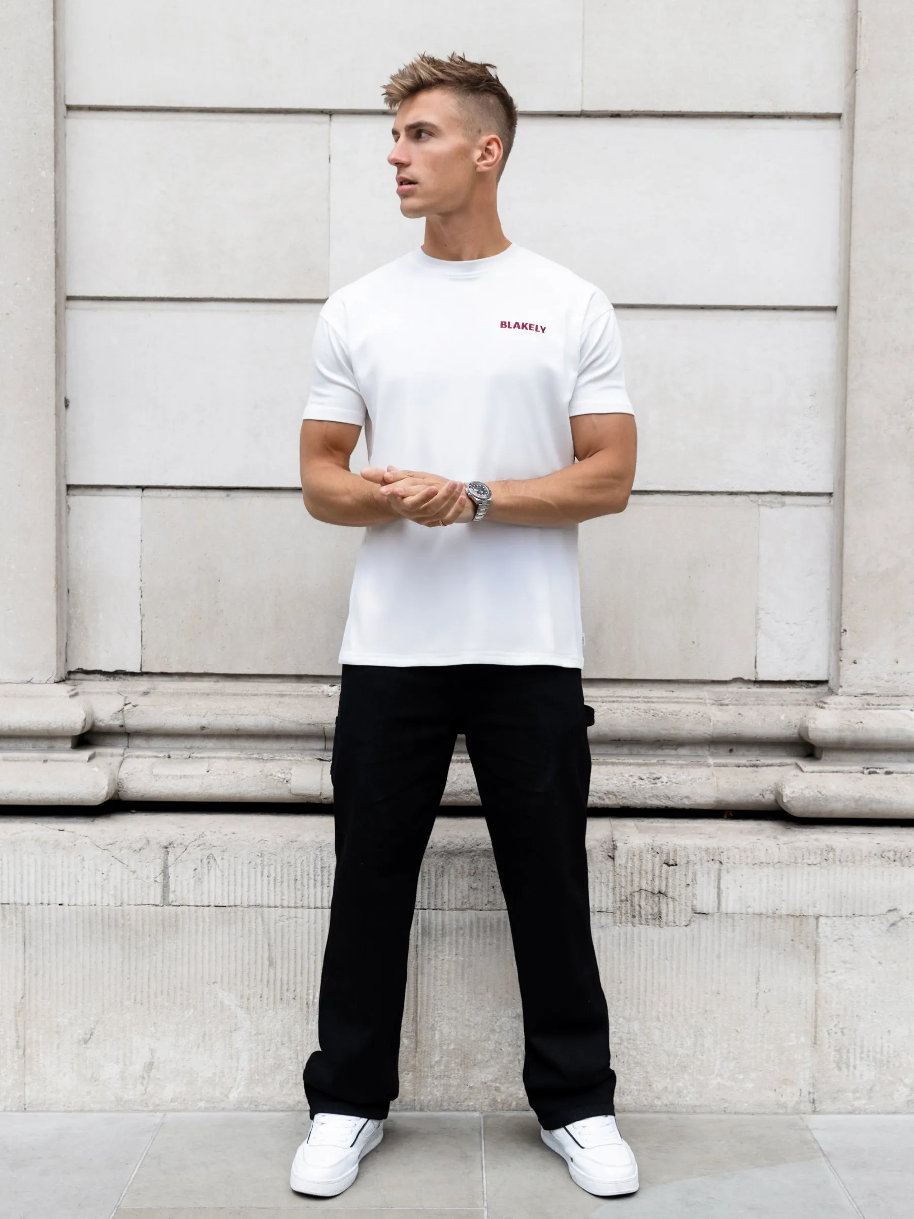 Jordan Relaxed T-Shirt - Flat White sold by Blakely product image thumbnail 4