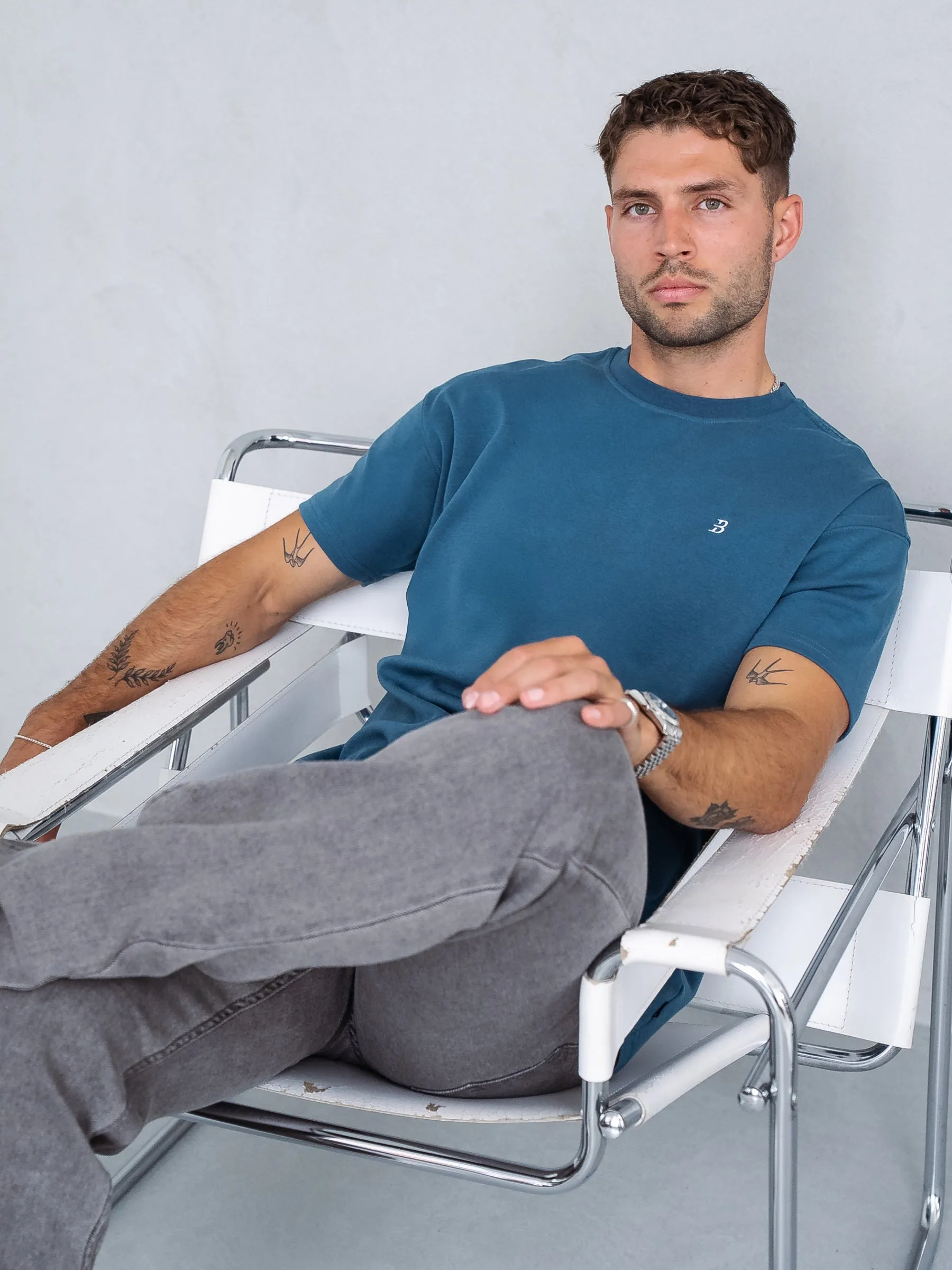 Conrad Relaxed Anchor T-Shirt - Teal Green sold by Blakely product image thumbnail 2