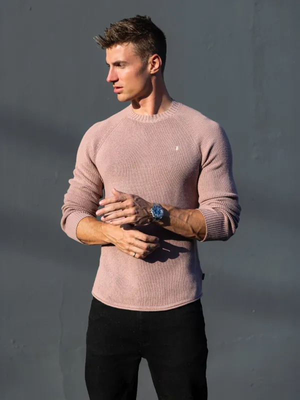 Olton Anchor Knit Jumper - Pink sold by Blakely