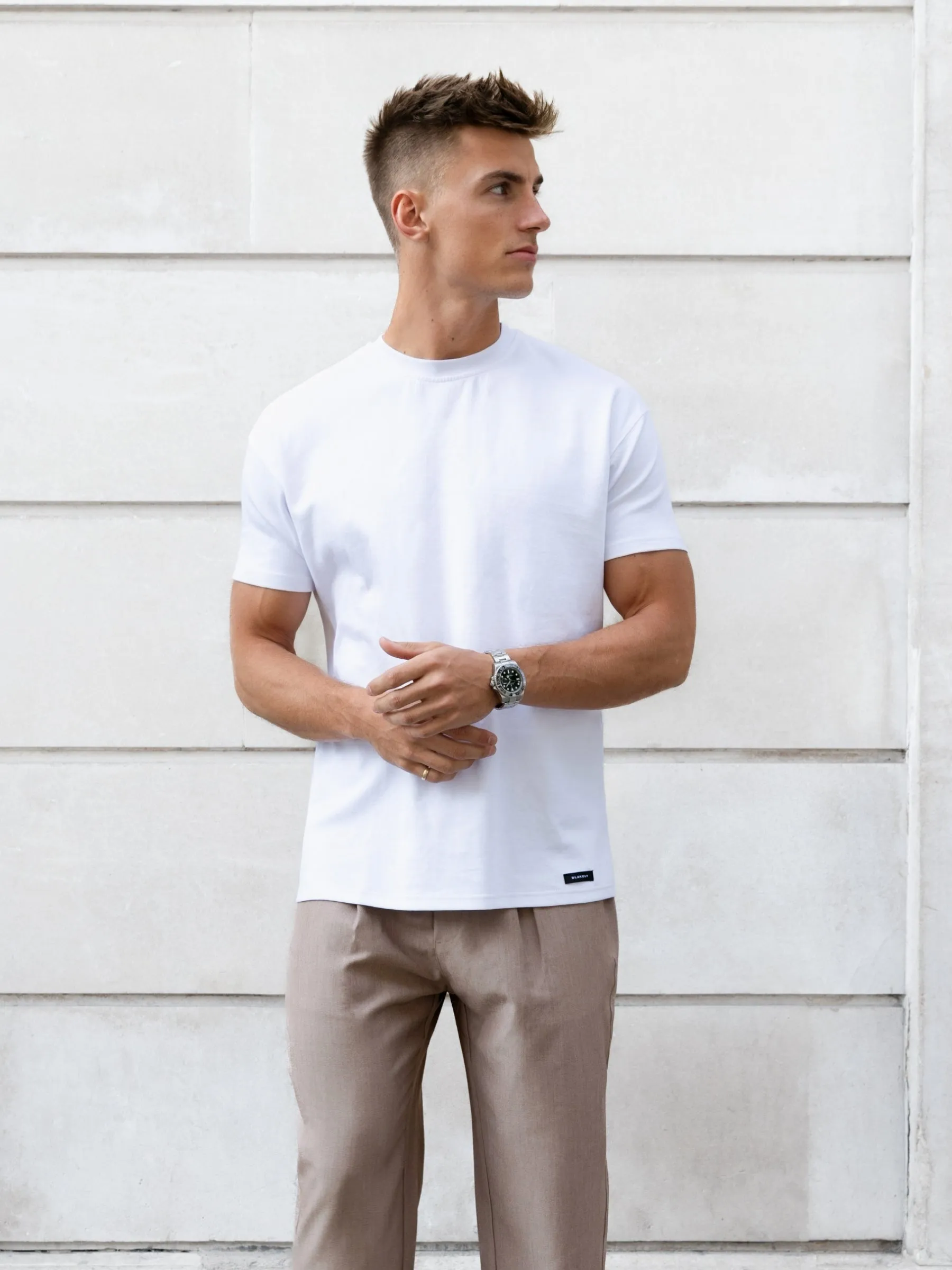 Anston Stretch Chinos - Light Brown sold by Blakely product image thumbnail 5