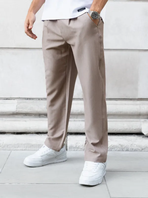 Anston Stretch Chinos - Light Brown sold by Blakely