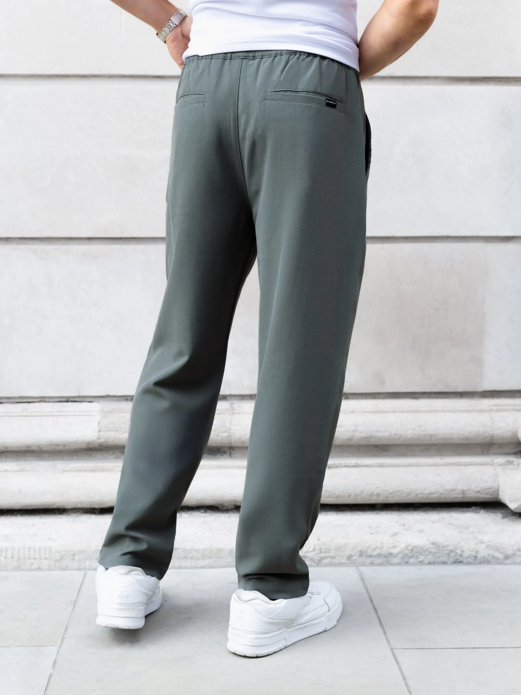 Anston Stretch Chinos - Dark Olive sold by Blakely product image thumbnail 2