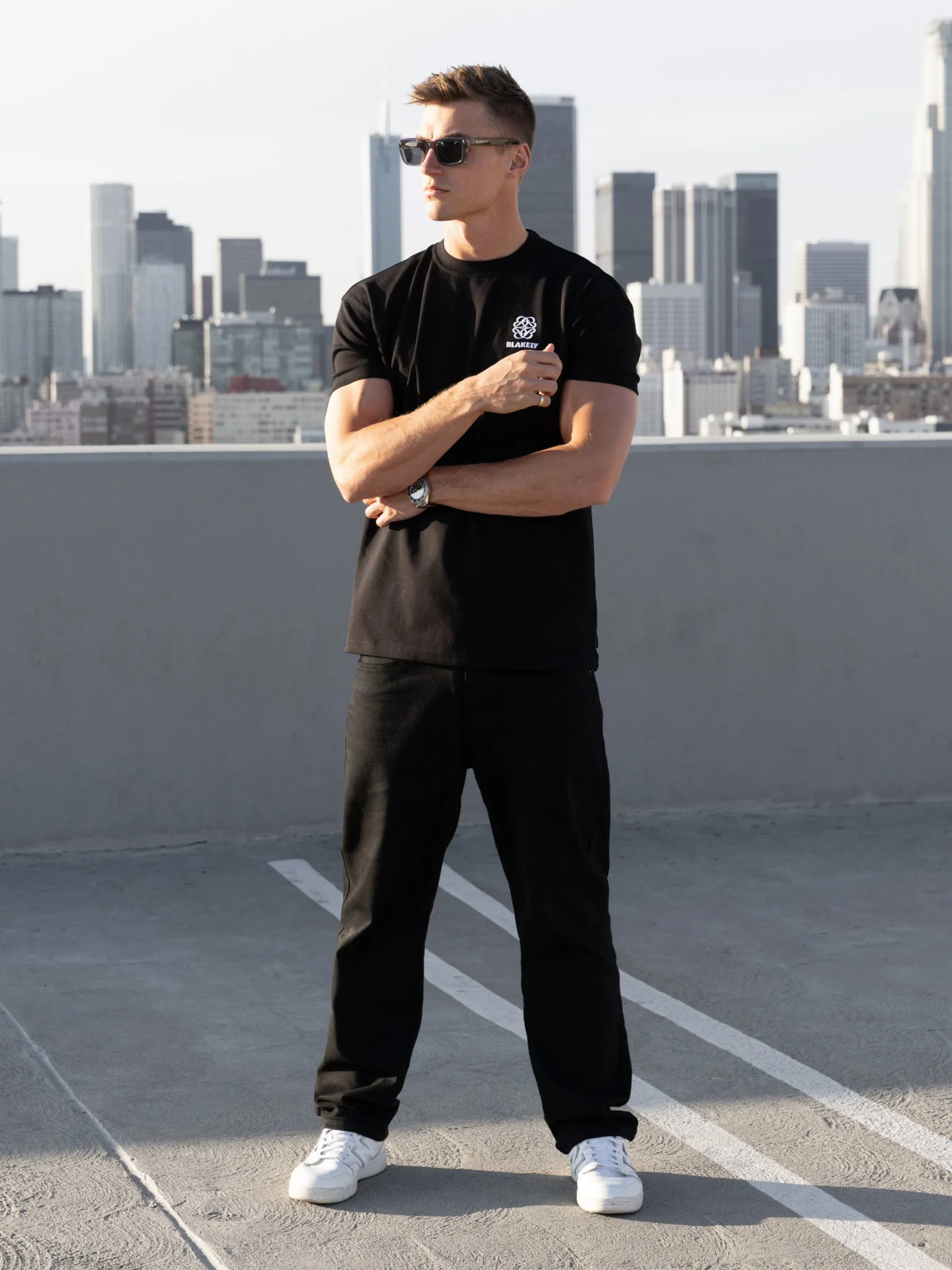 Mateo Relaxed T-Shirt - Black sold by Blakely product image thumbnail 4