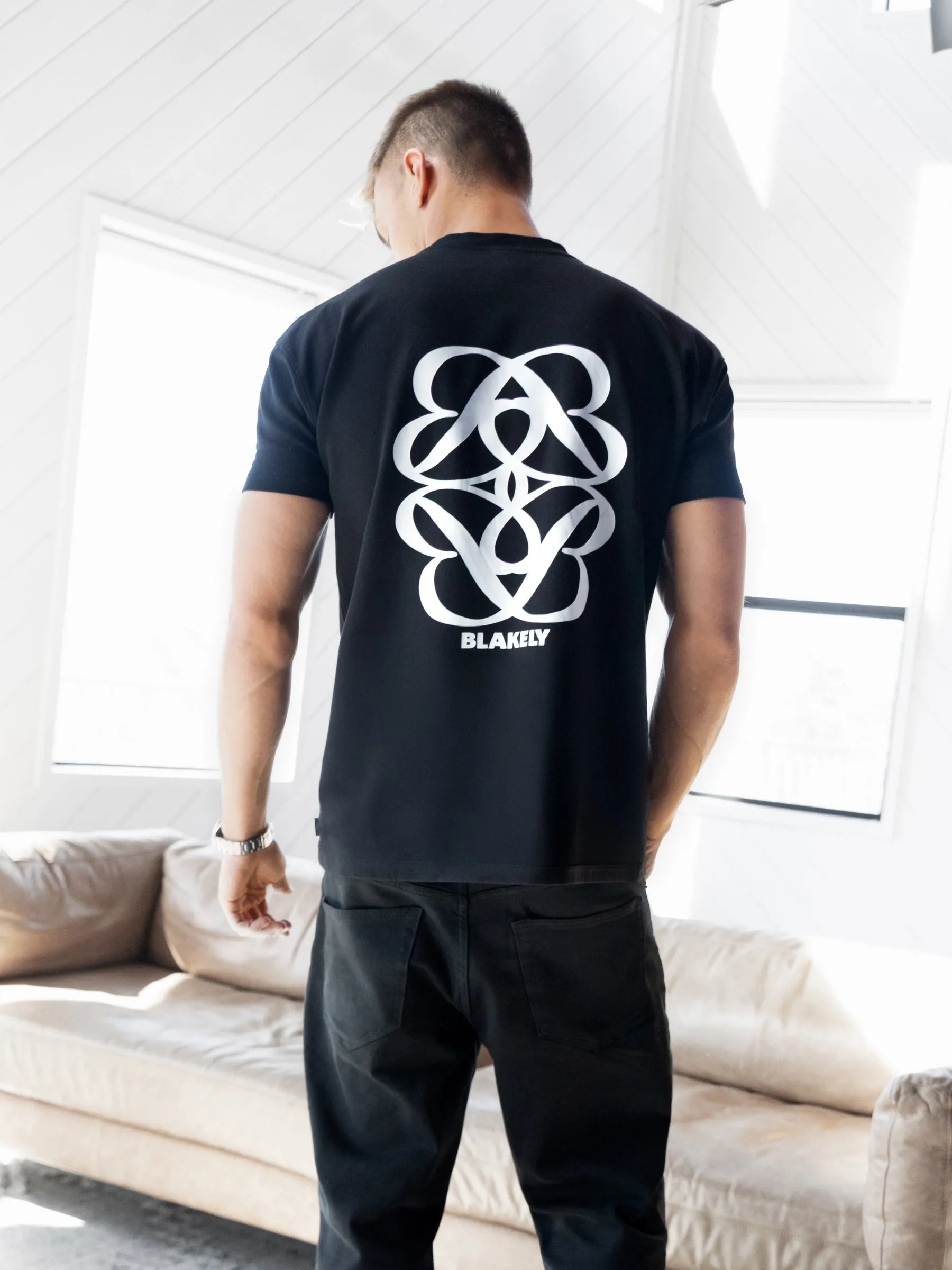 Mateo Relaxed T-Shirt - Black sold by Blakely product image thumbnail 5