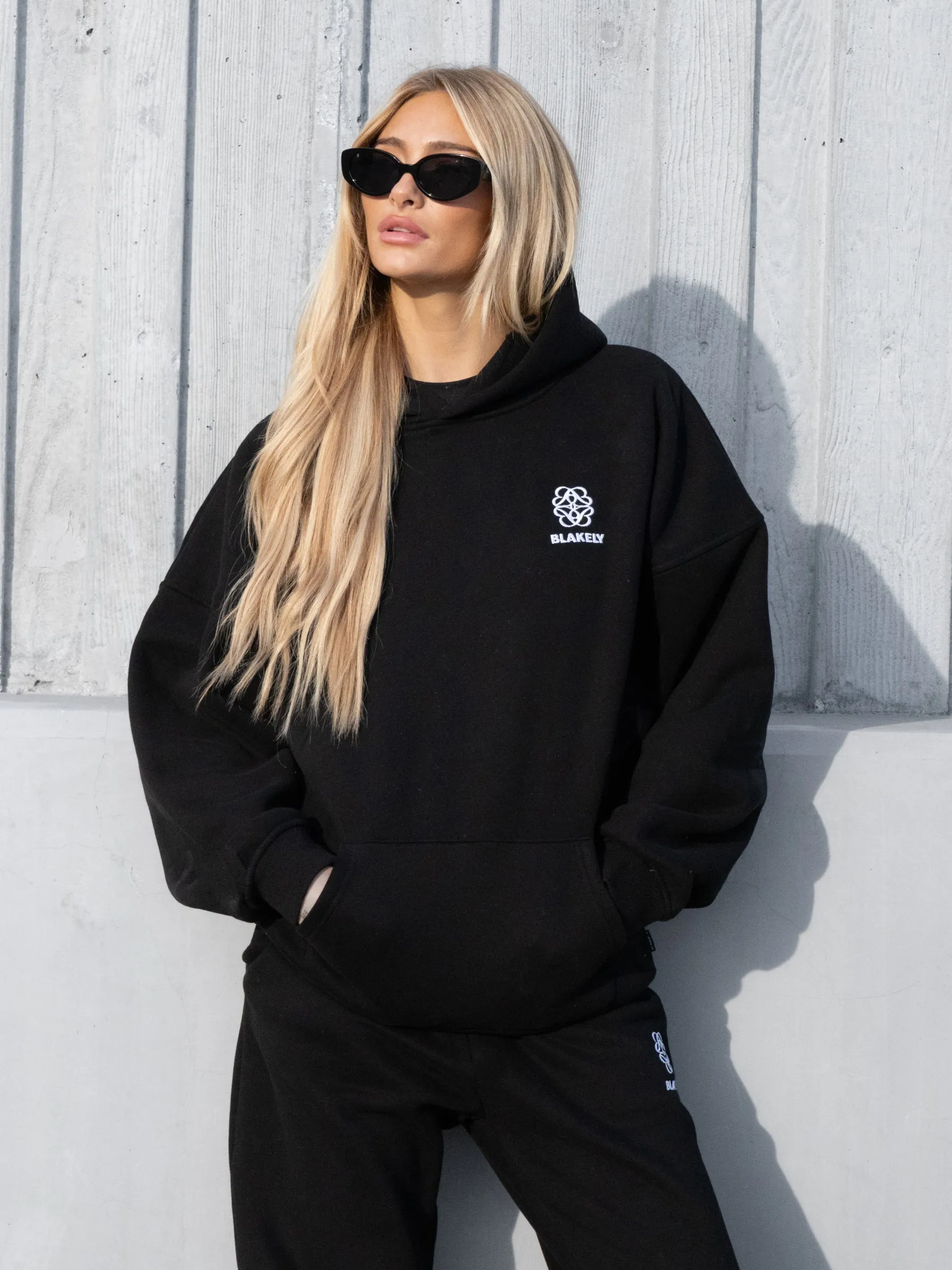 Iris Oversized Hoodie - Black sold by Blakely product image thumbnail 5