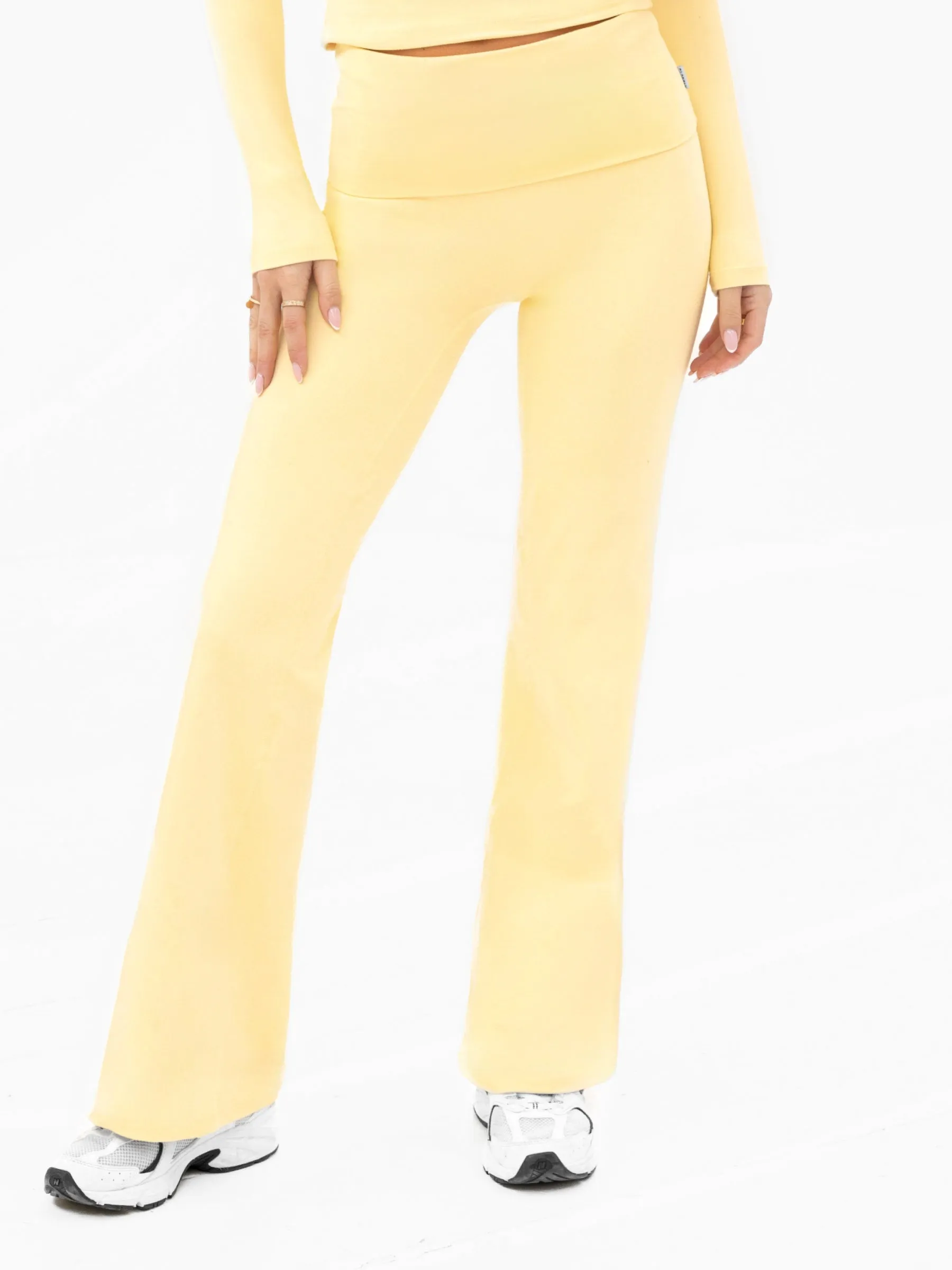Ultimate Soft Lifestyle Flares - Butter Yellow sold by Blakely