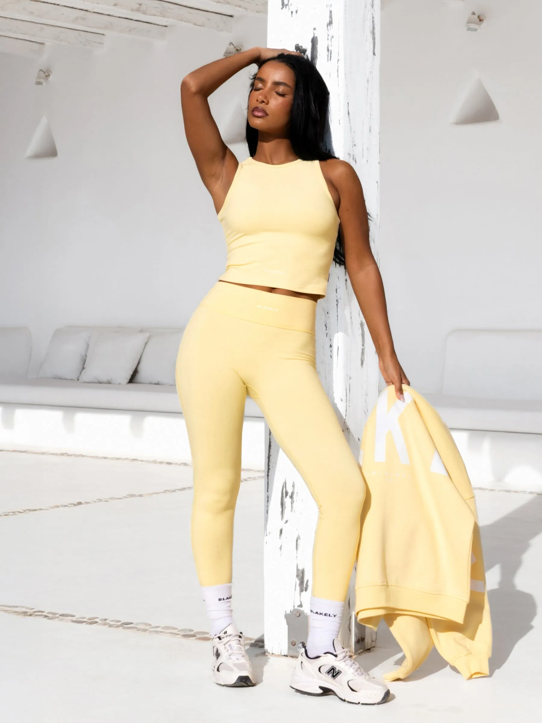 Ultimate Soft Lifestyle Leggings - Butter Yellow sold by Blakely product image thumbnail 3