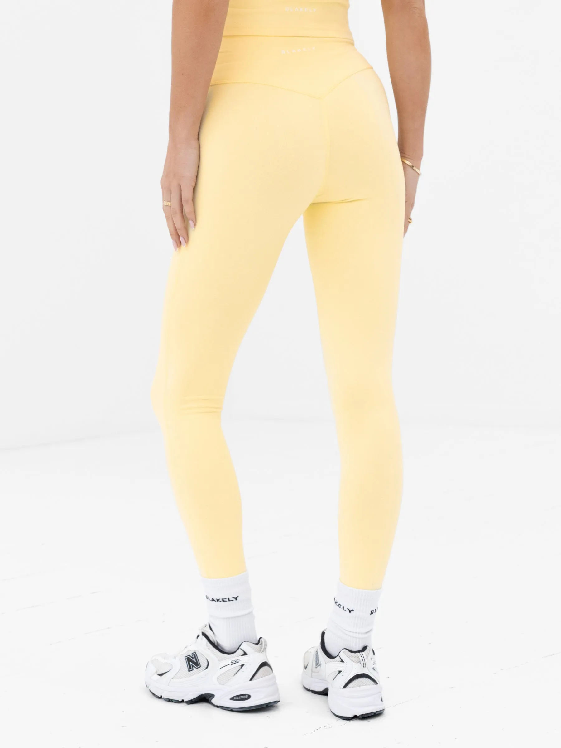 Ultimate Soft Lifestyle Leggings - Butter Yellow sold by Blakely product image thumbnail 2