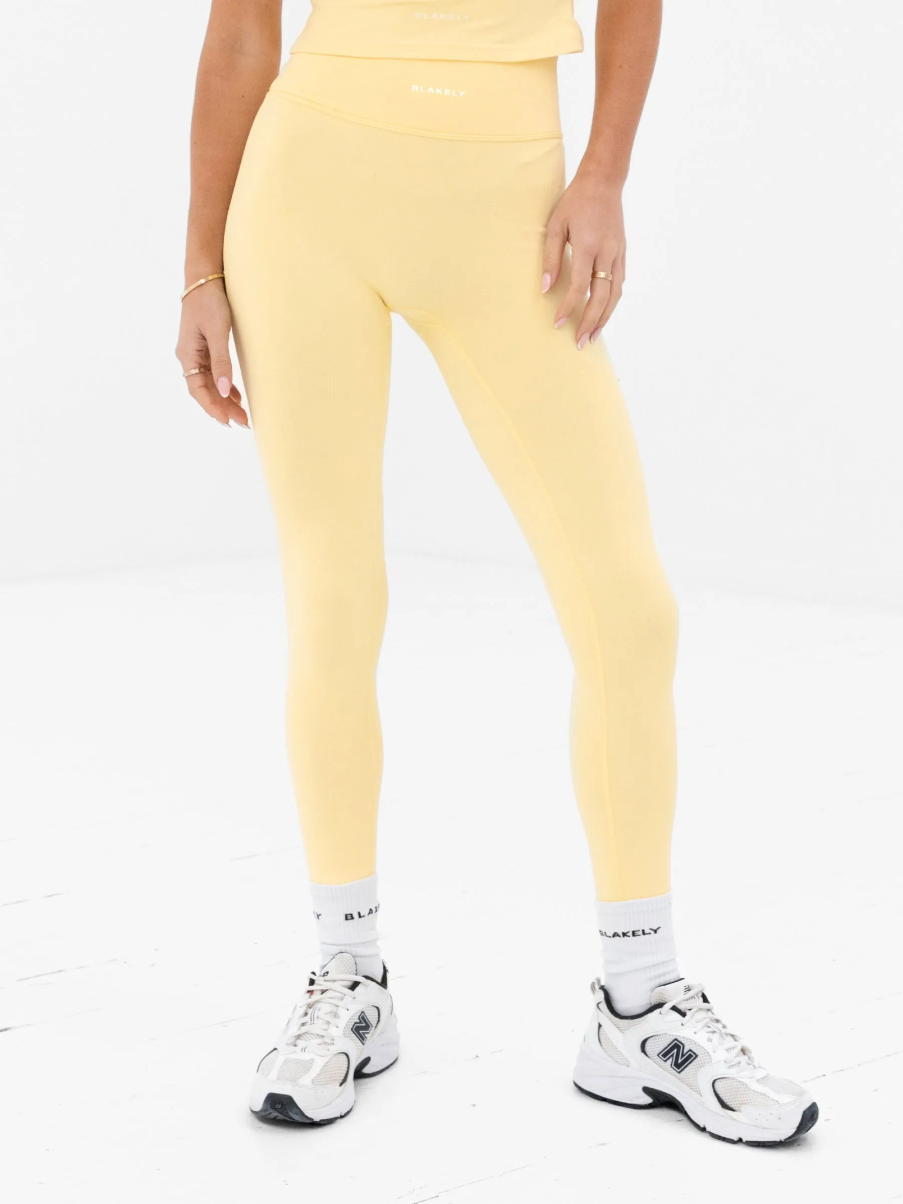 Ultimate Soft Lifestyle Leggings - Butter Yellow sold by Blakely