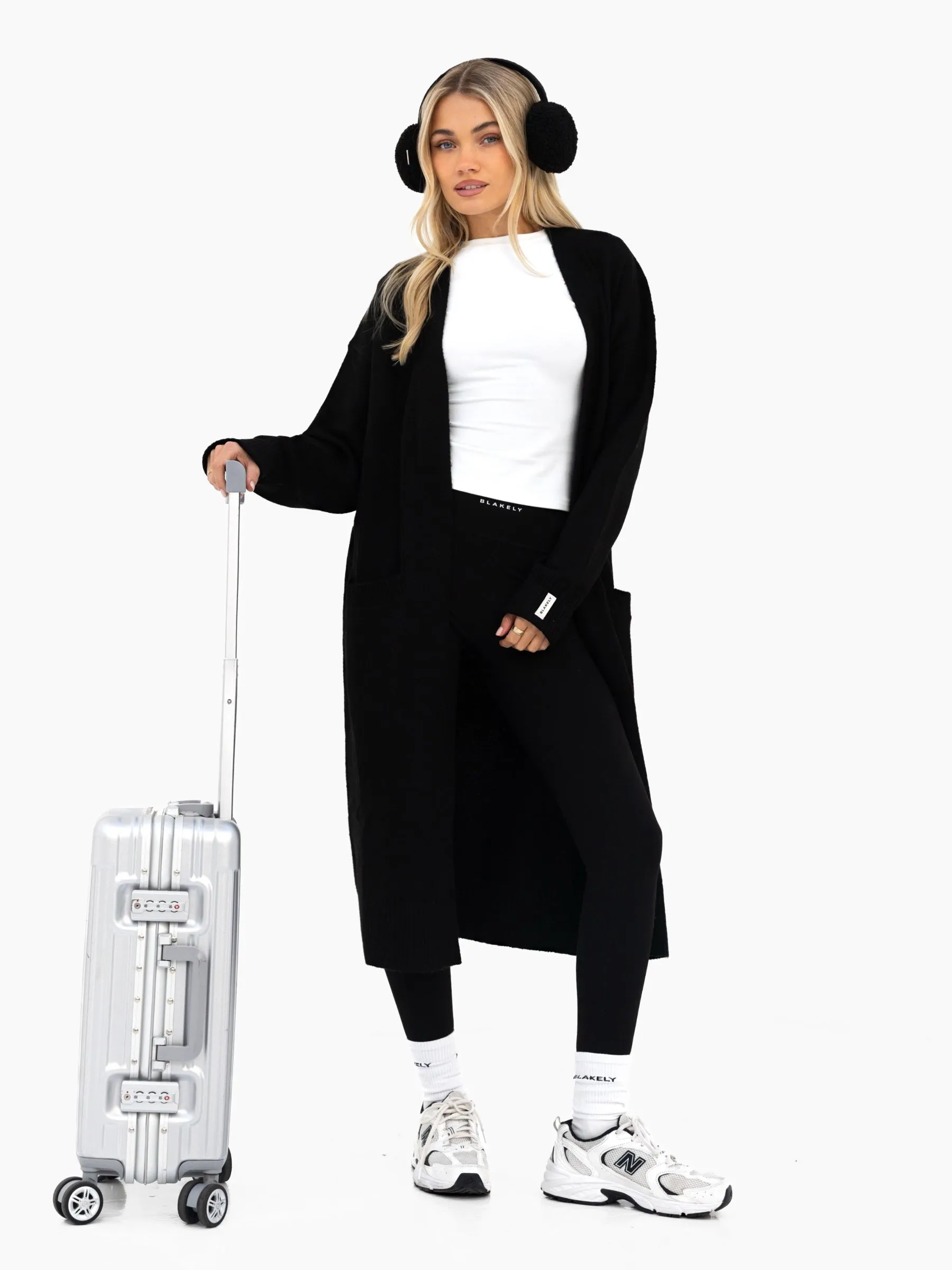 Mabel Longline Cardigan - Black sold by Blakely product image thumbnail 4