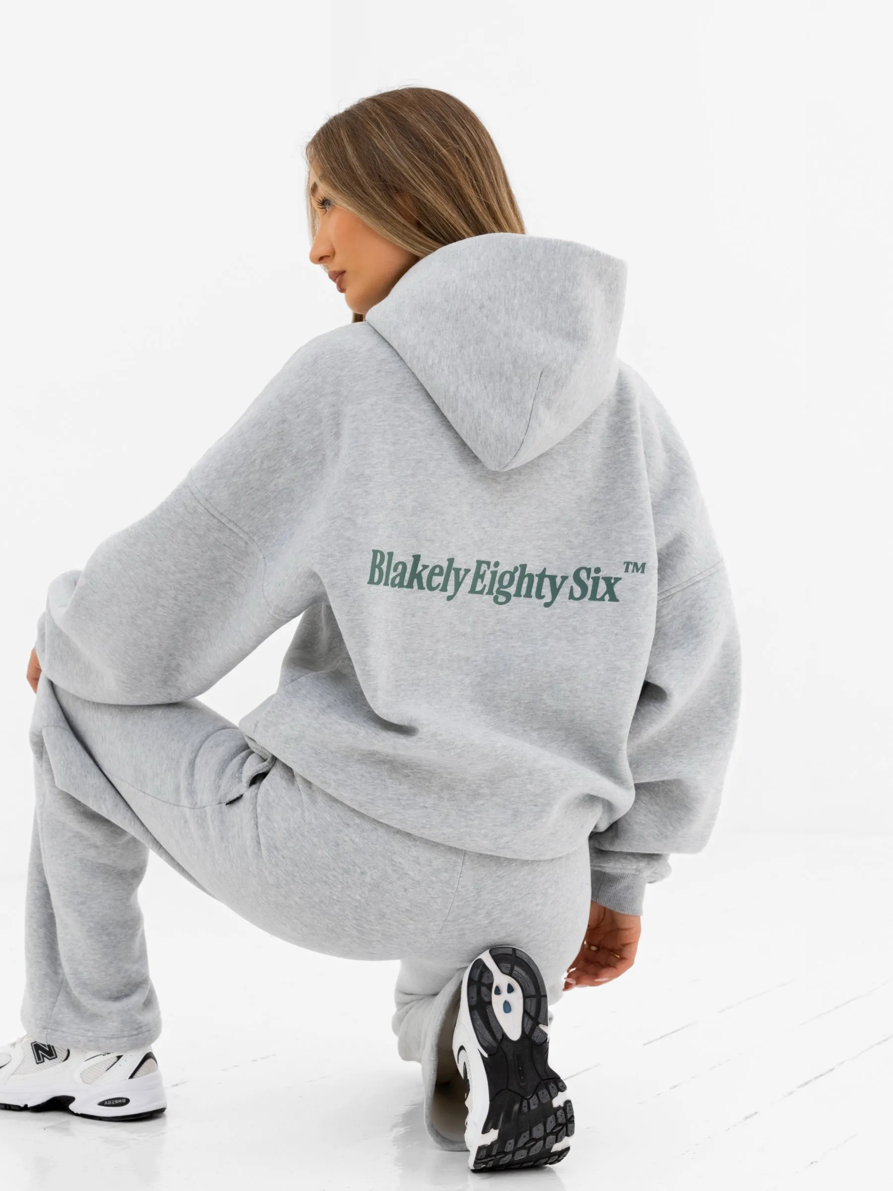 Romi Oversized Hoodie - Marl Grey sold by Blakely product image thumbnail 3
