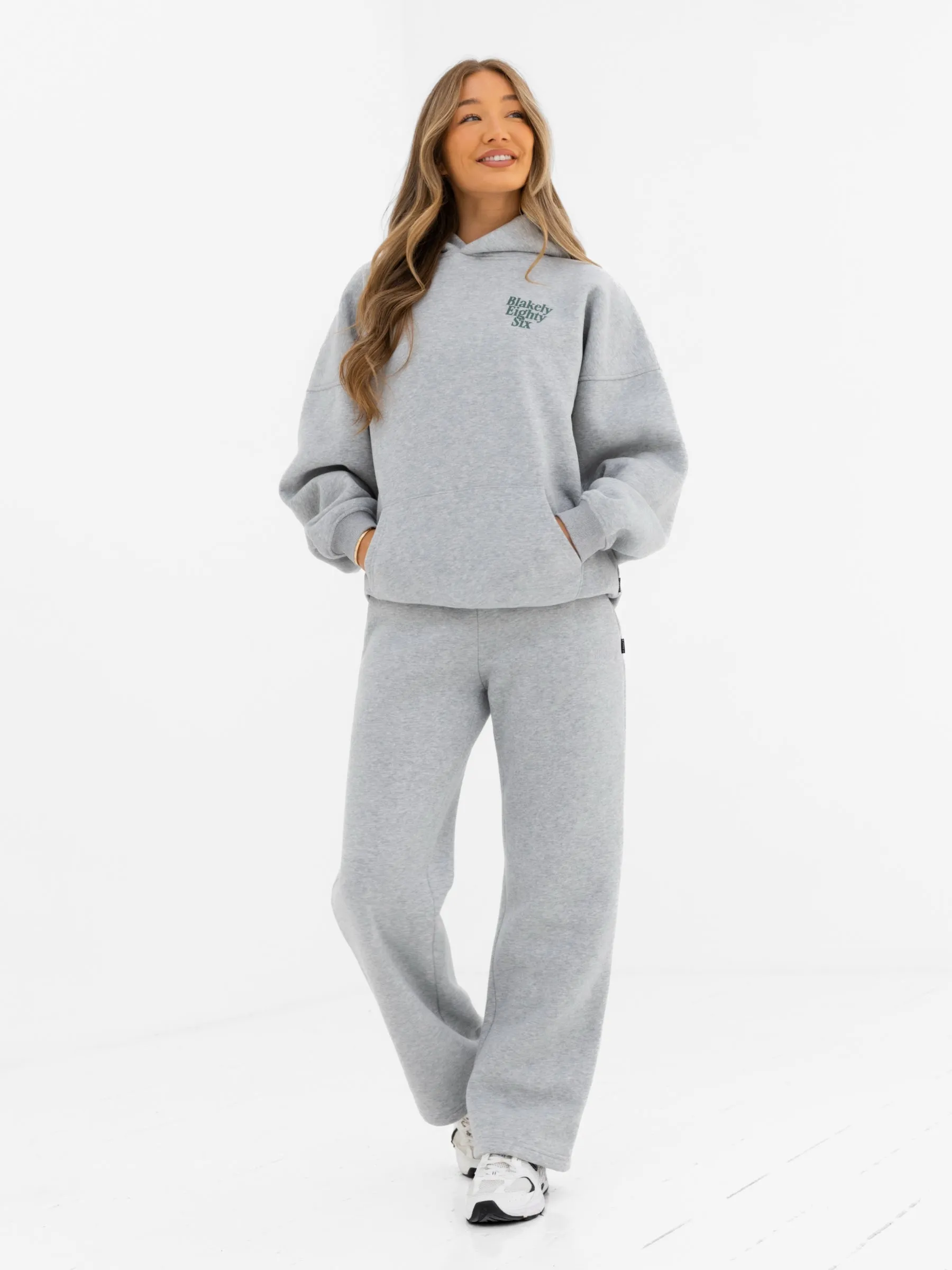 Romi Oversized Hoodie - Marl Grey sold by Blakely product image thumbnail 4