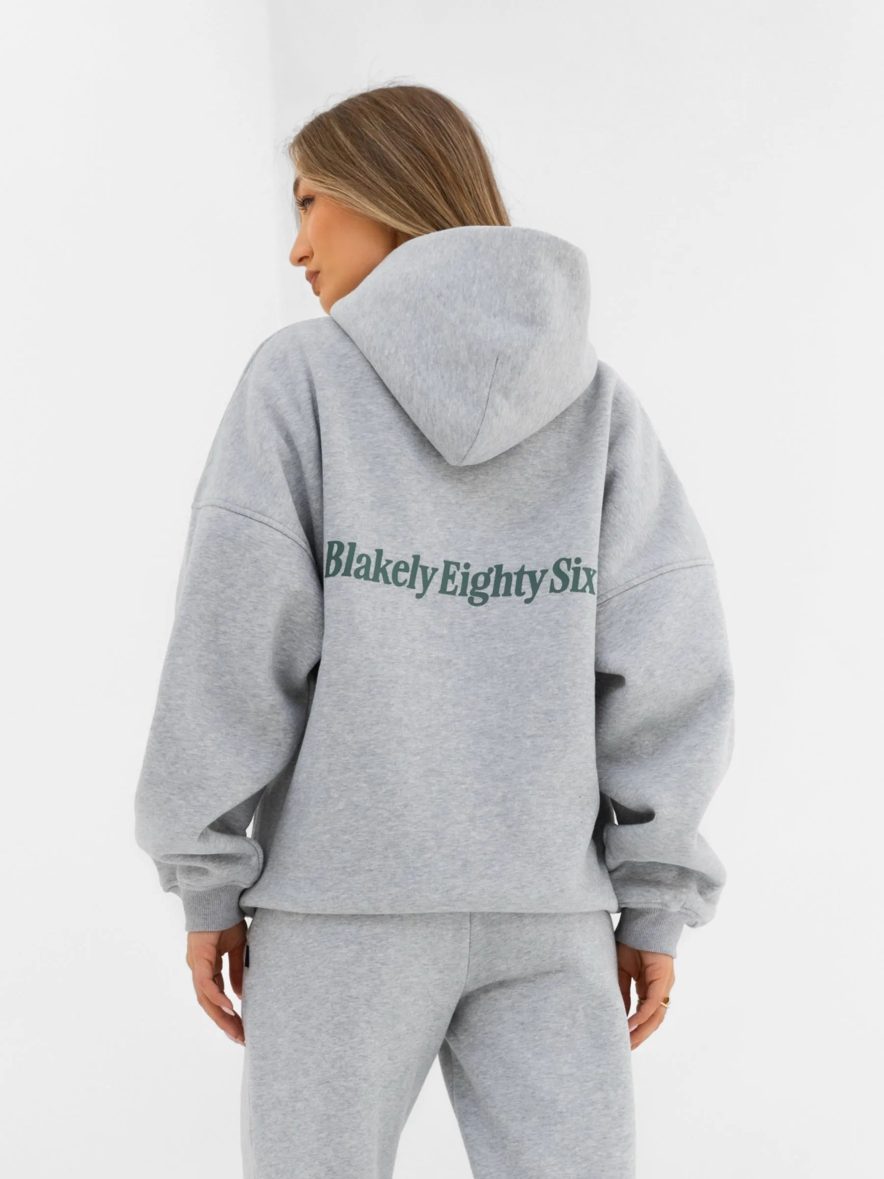 Romi Oversized Hoodie - Marl Grey sold by Blakely