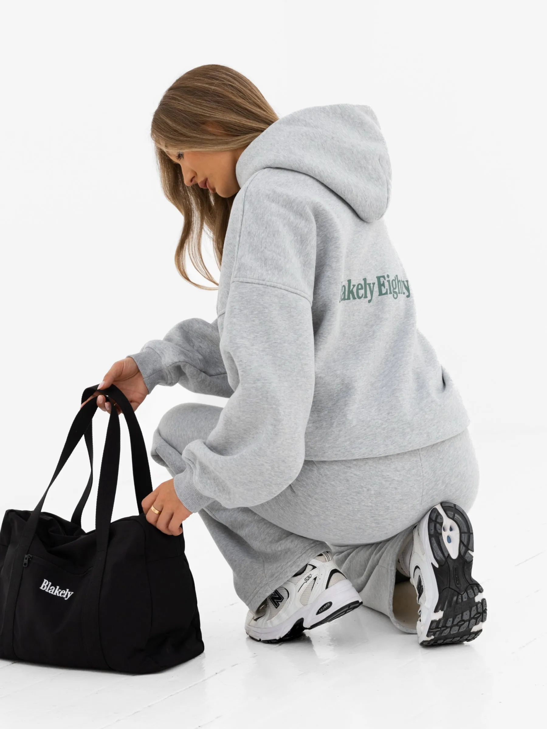 Romi Oversized Hoodie - Marl Grey sold by Blakely product image thumbnail 5