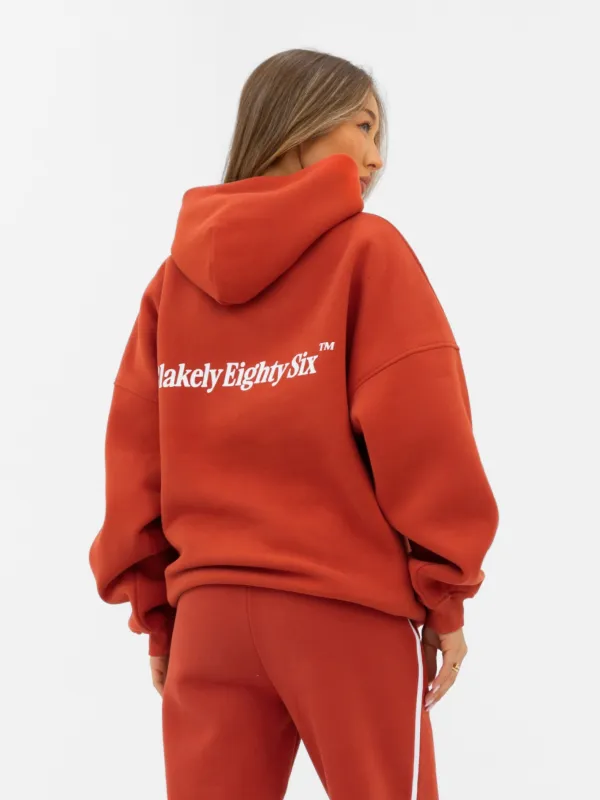 Romi Oversized Hoodie - Washed Red sold by Blakely