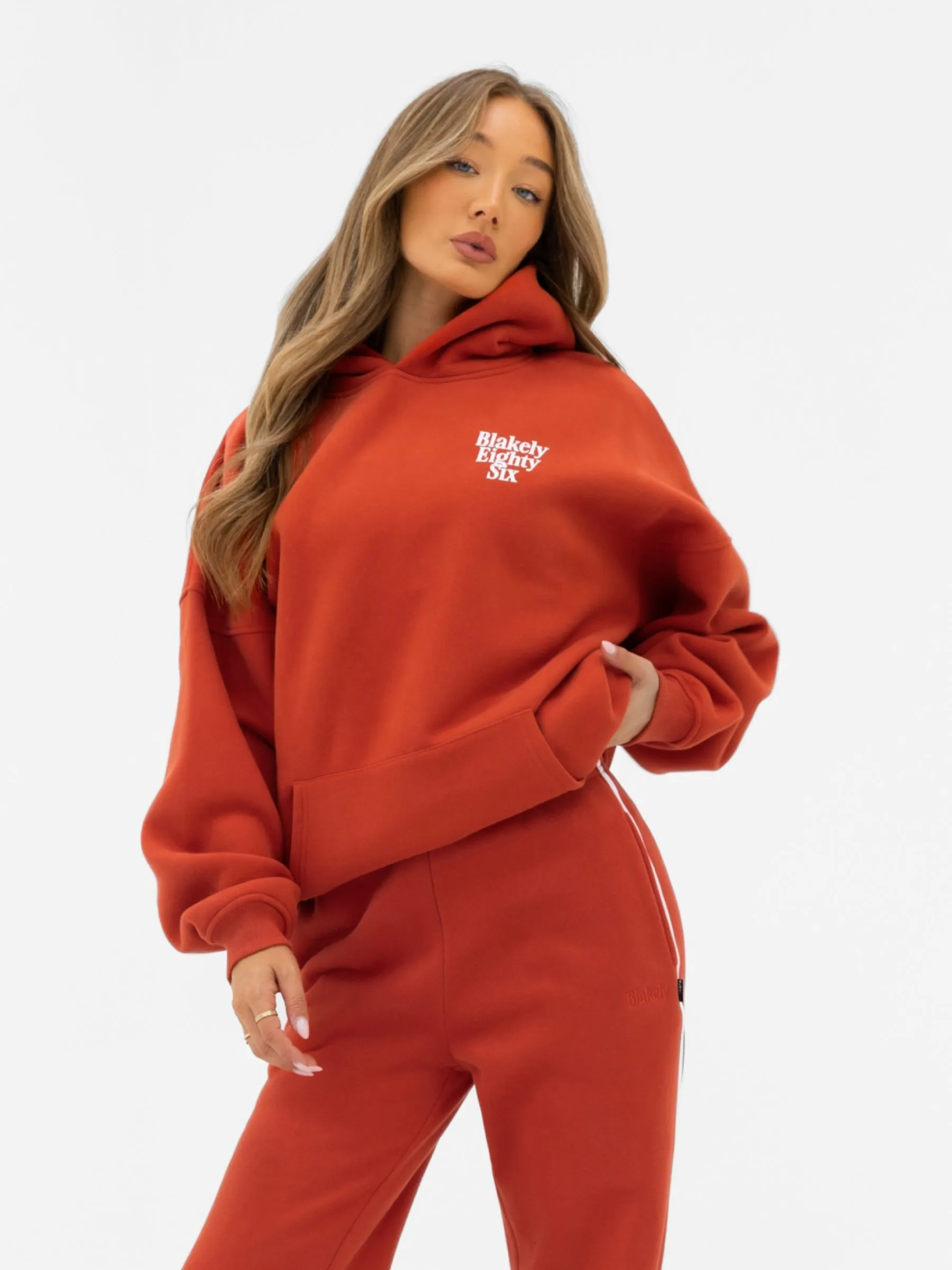 Romi Oversized Hoodie - Washed Red sold by Blakely product image thumbnail 2