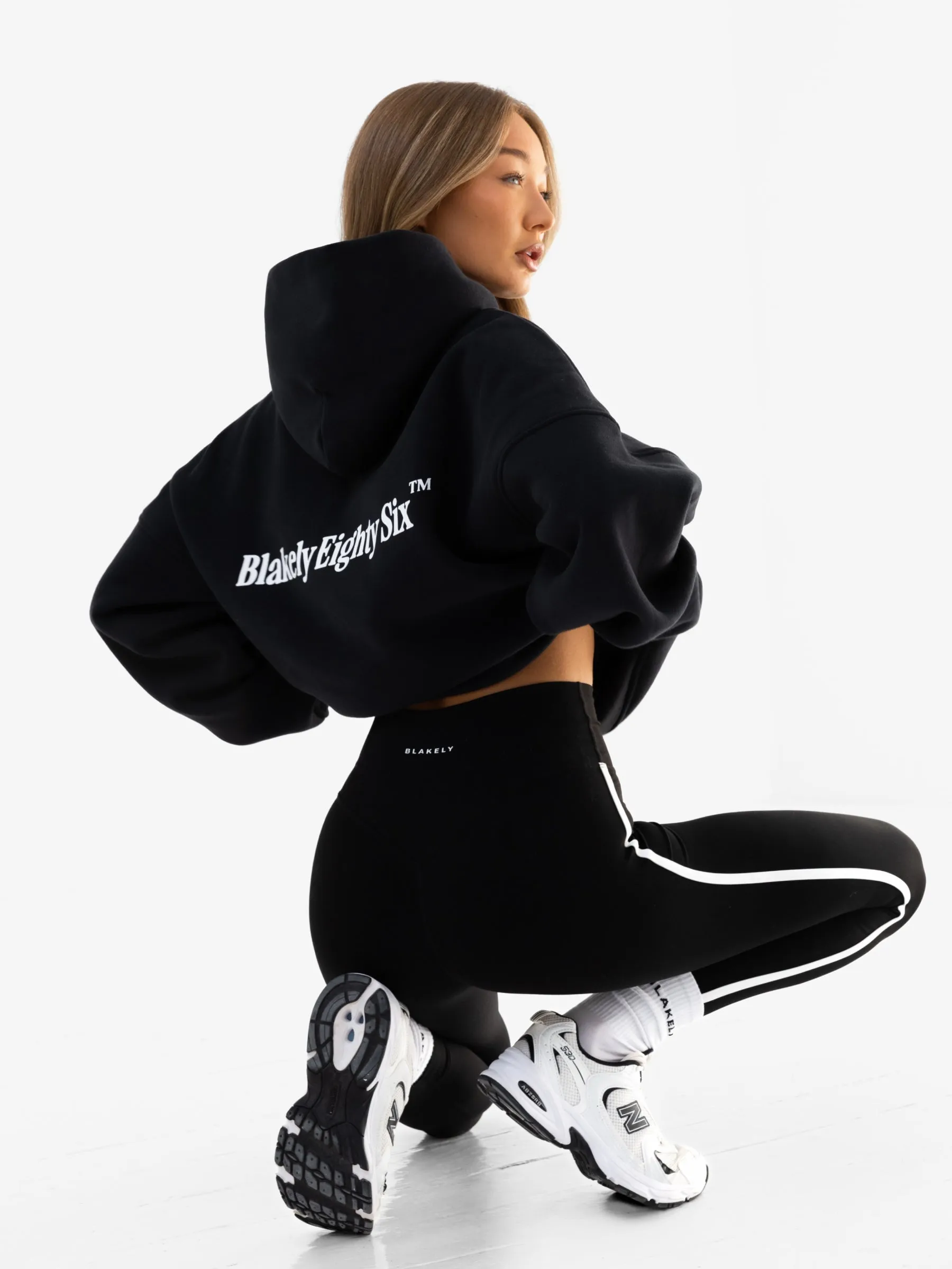 Romi Oversized Hoodie - Black sold by Blakely product image thumbnail 5