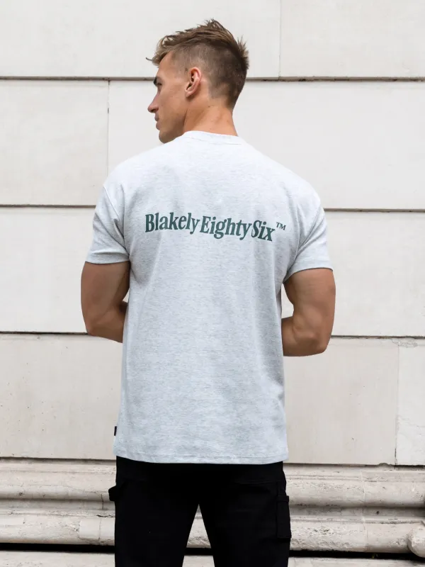 Luke Relaxed T-Shirt - Marl Grey sold by Blakely