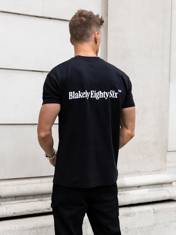 Luke Relaxed T-Shirt - Black sold by Blakely