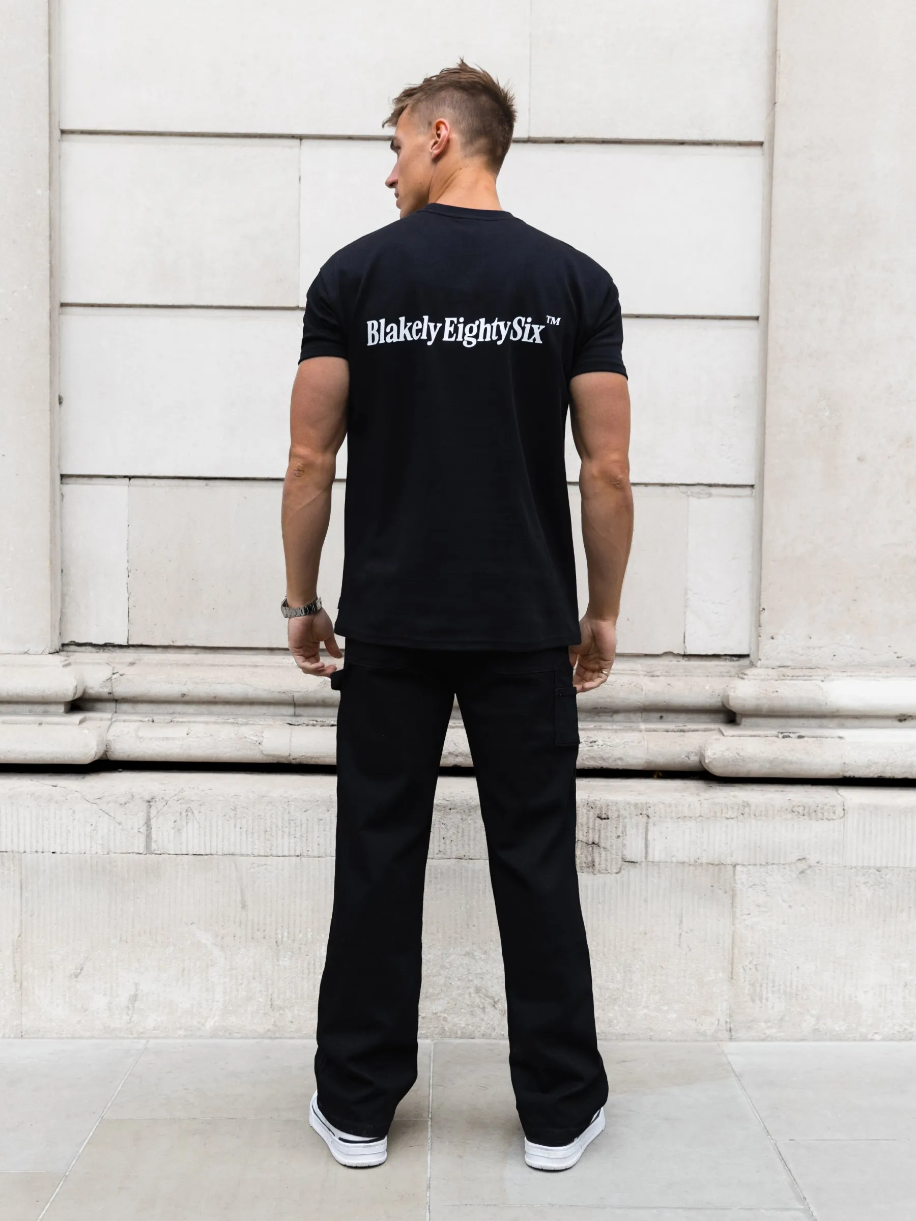 Luke Relaxed T-Shirt - Black sold by Blakely product image thumbnail 3