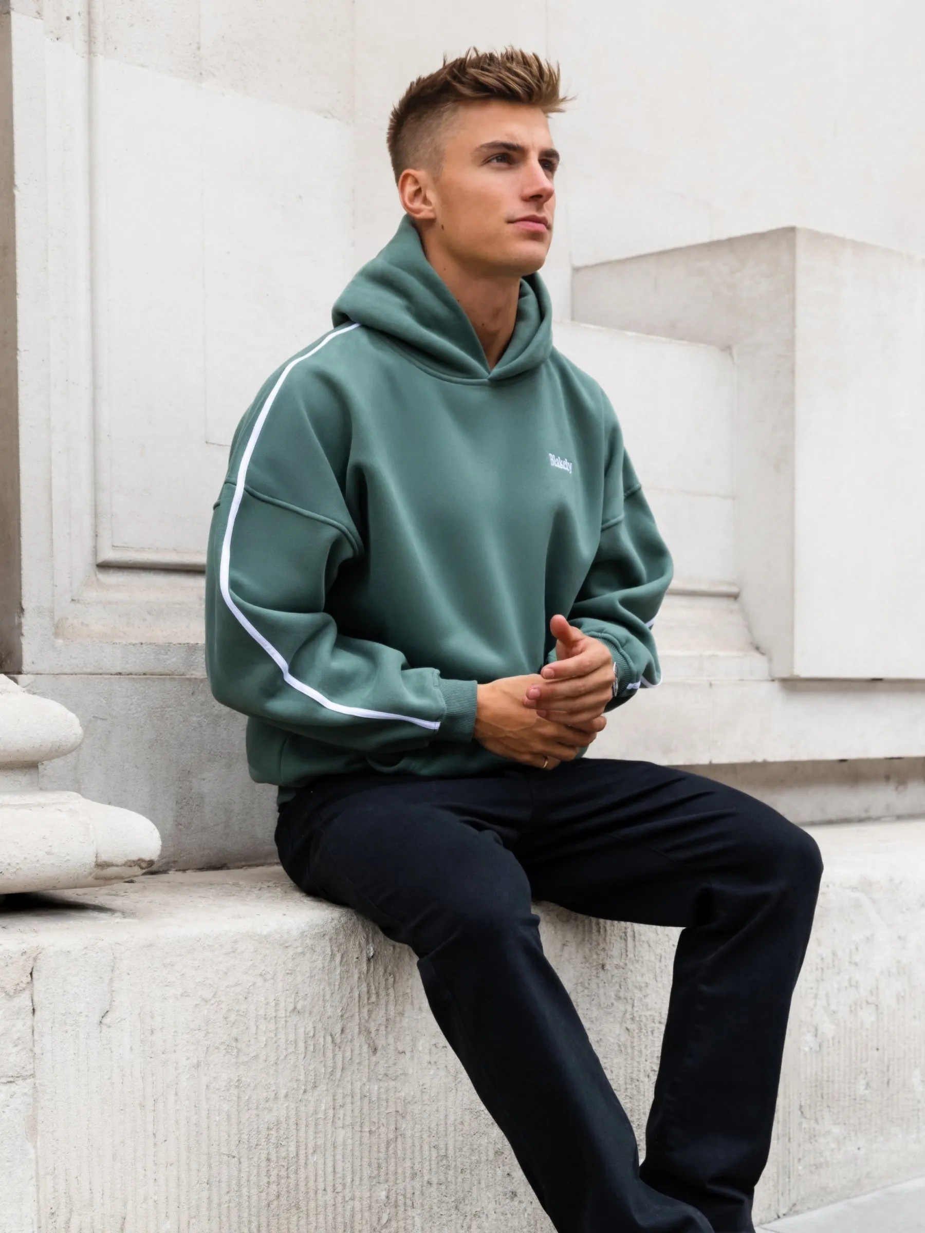 Marlo Relaxed Hoodie - Vintage Green sold by Blakely product image thumbnail 5