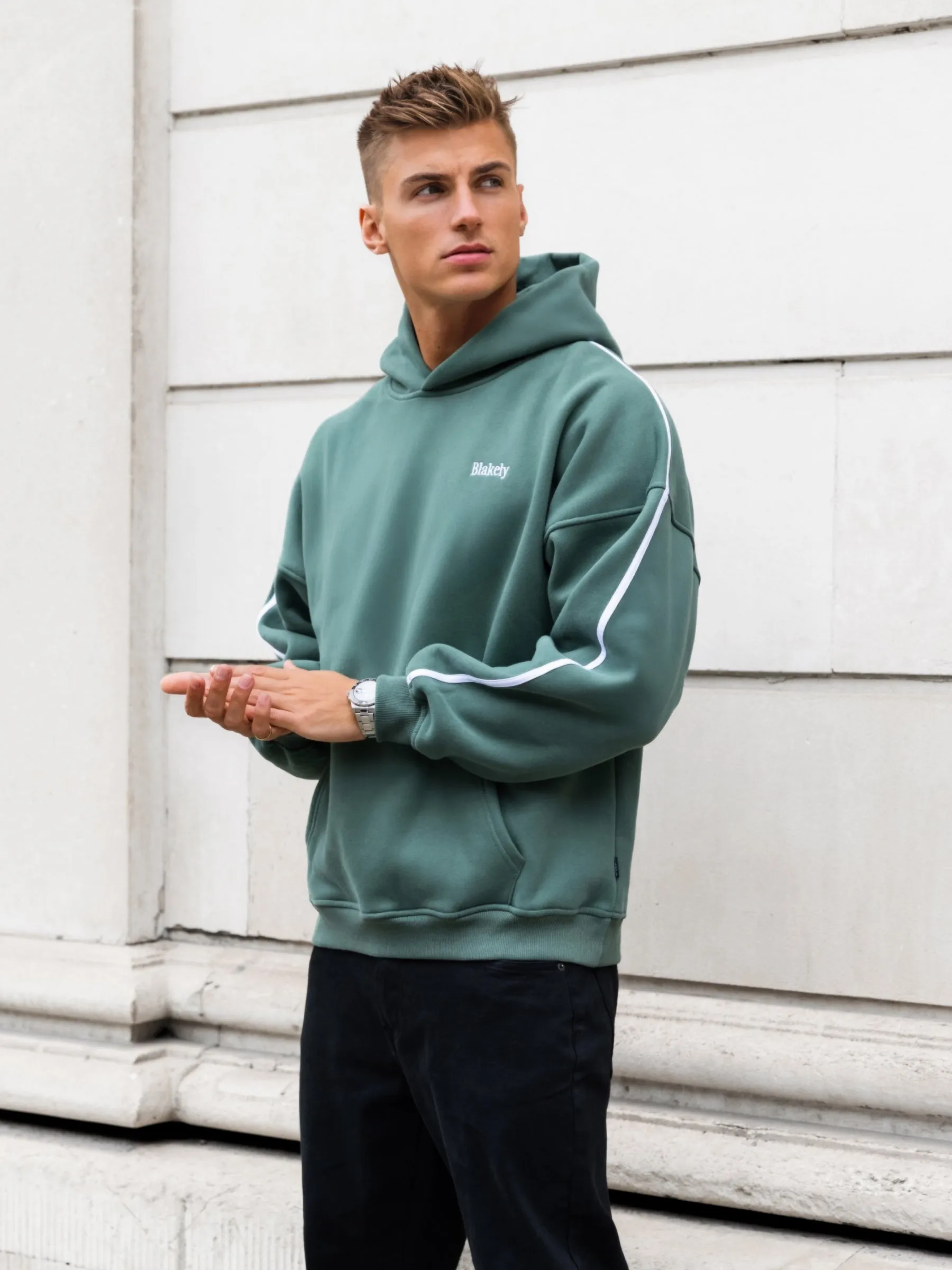 Marlo Relaxed Hoodie - Vintage Green sold by Blakely product image thumbnail 2