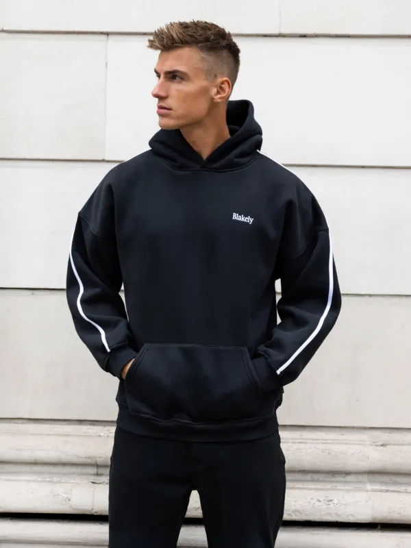 Marlo Relaxed Hoodie - Black made by Blakely