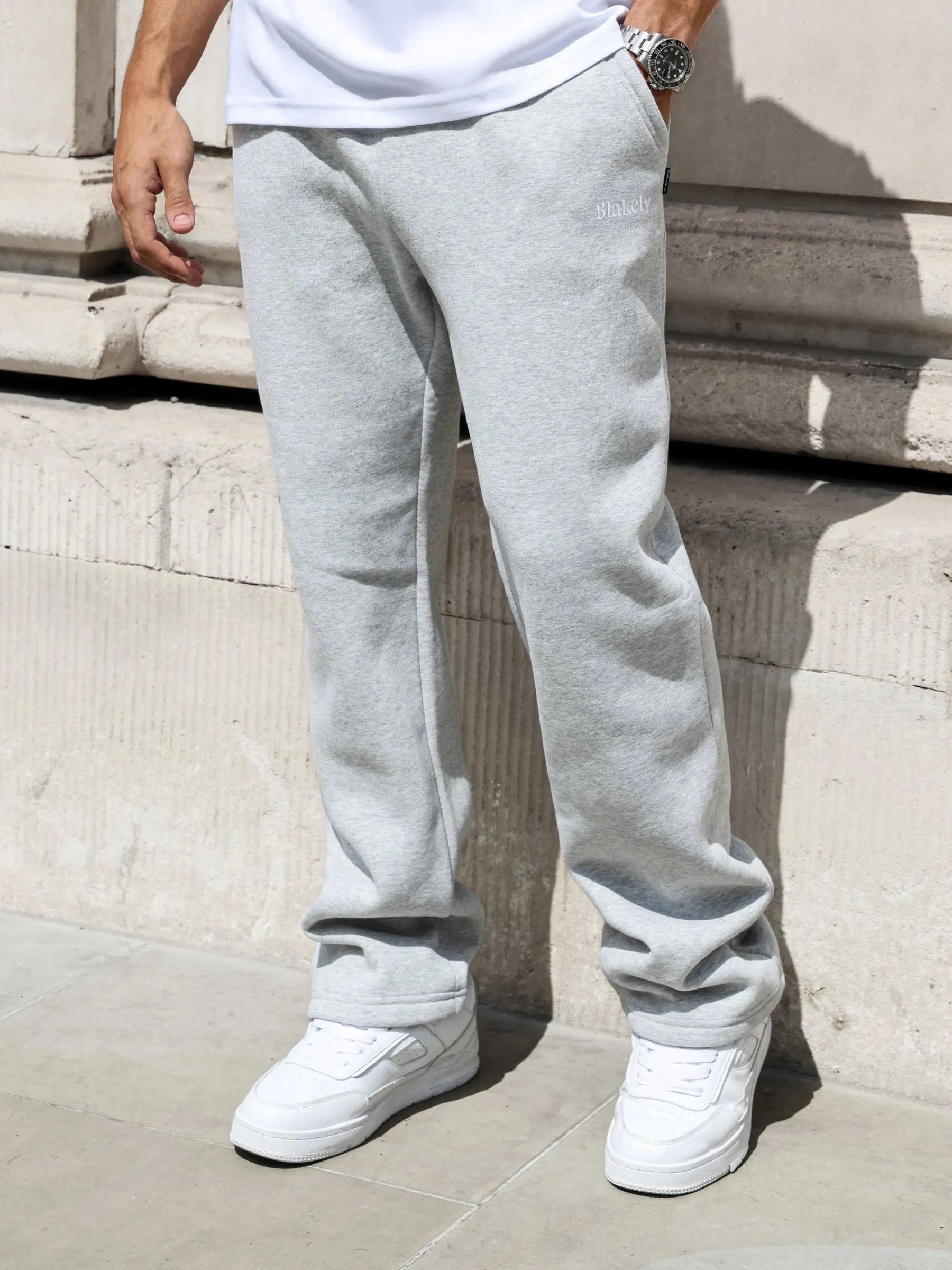 Marlo Relaxed Sweatpants - Marl Grey sold by Blakely