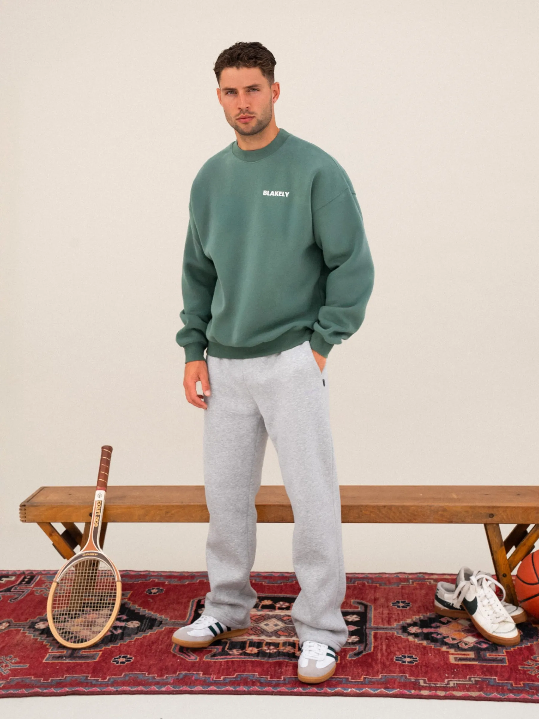 Marlo Relaxed Sweatpants - Marl Grey sold by Blakely product image thumbnail 3