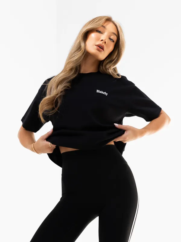 Jada Oversized T-Shirt - Black sold by Blakely