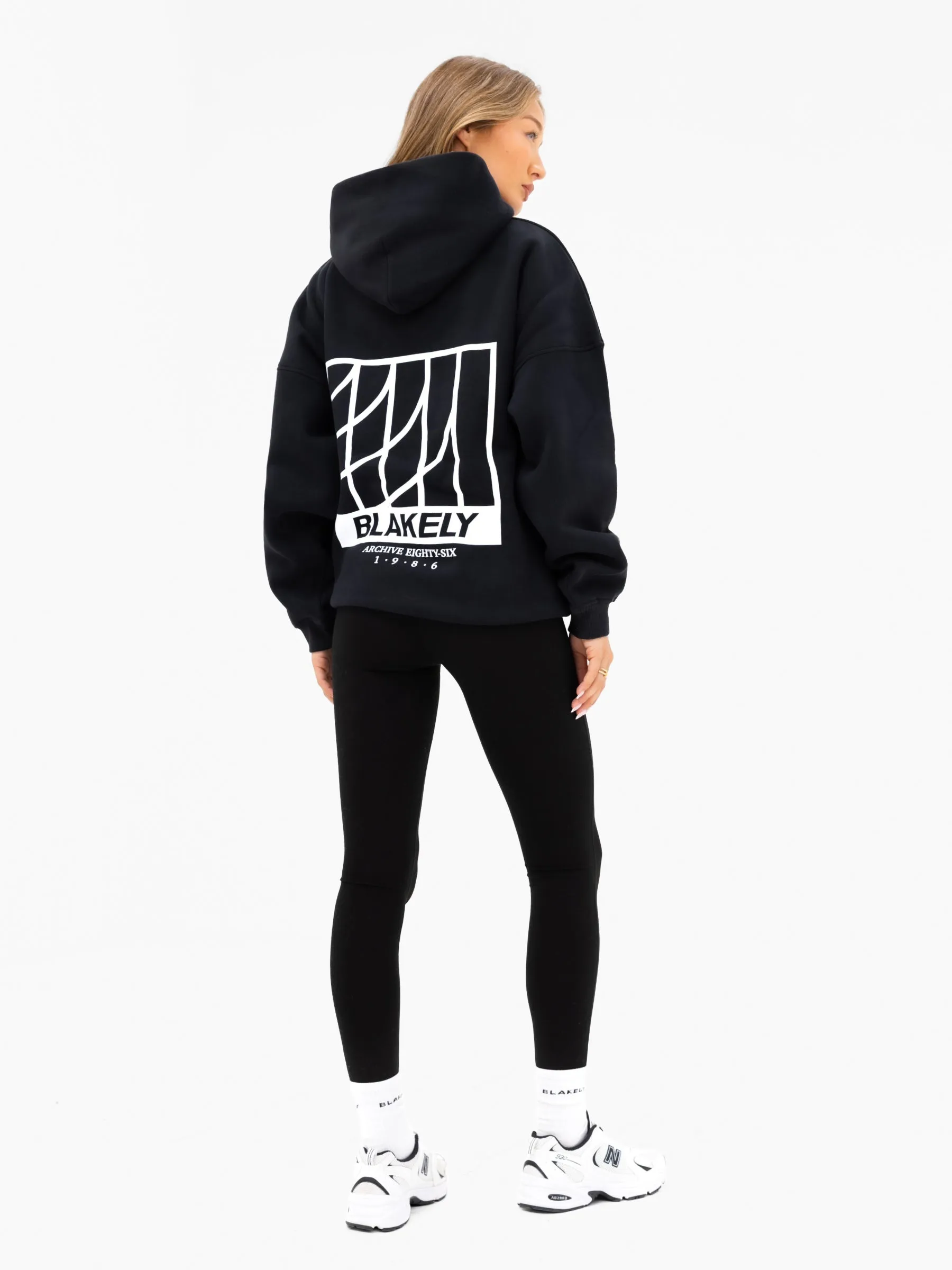 Jodi Oversized Hoodie - Black sold by Blakely product image thumbnail 3