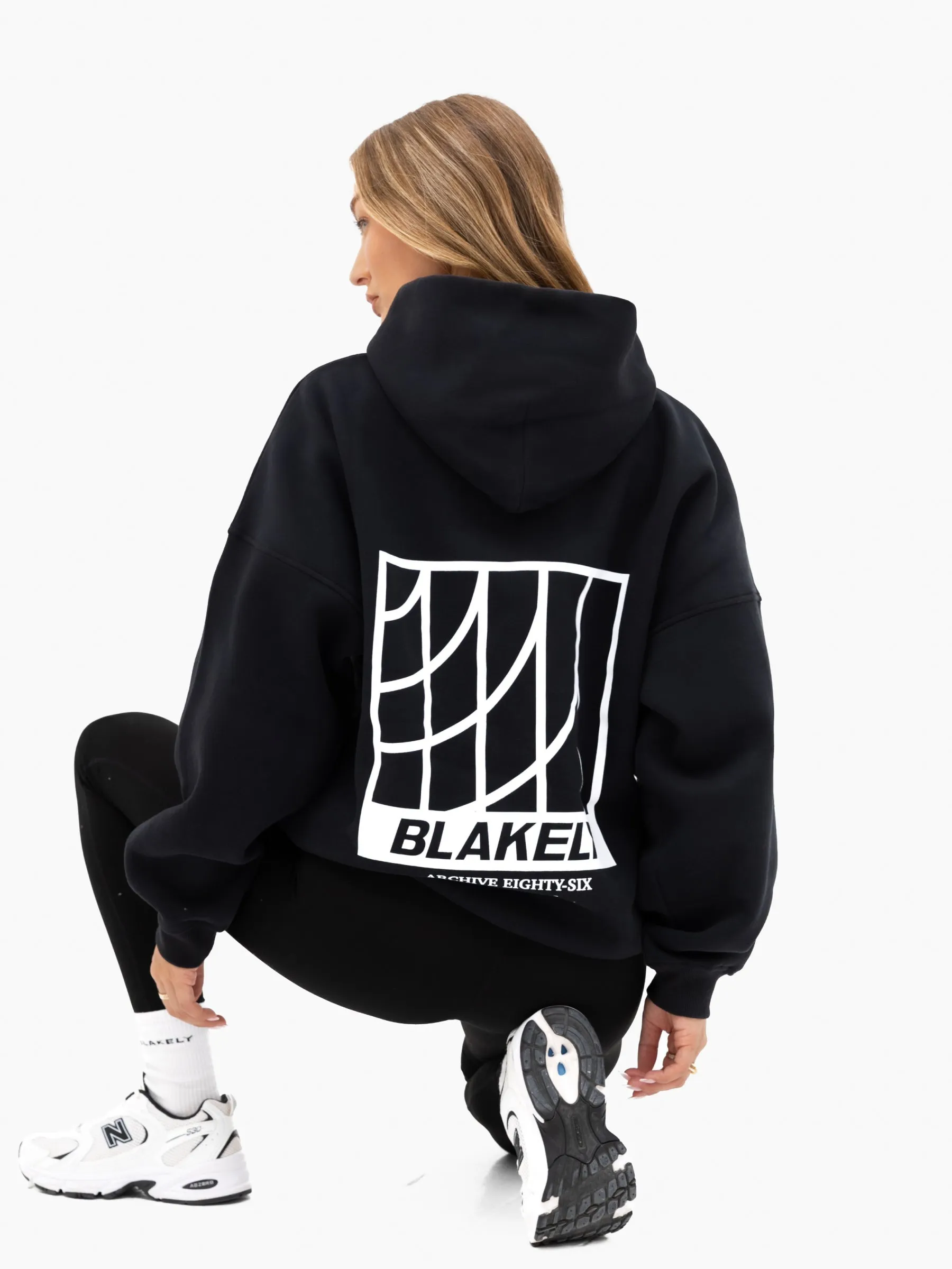 Jodi Oversized Hoodie - Black sold by Blakely
