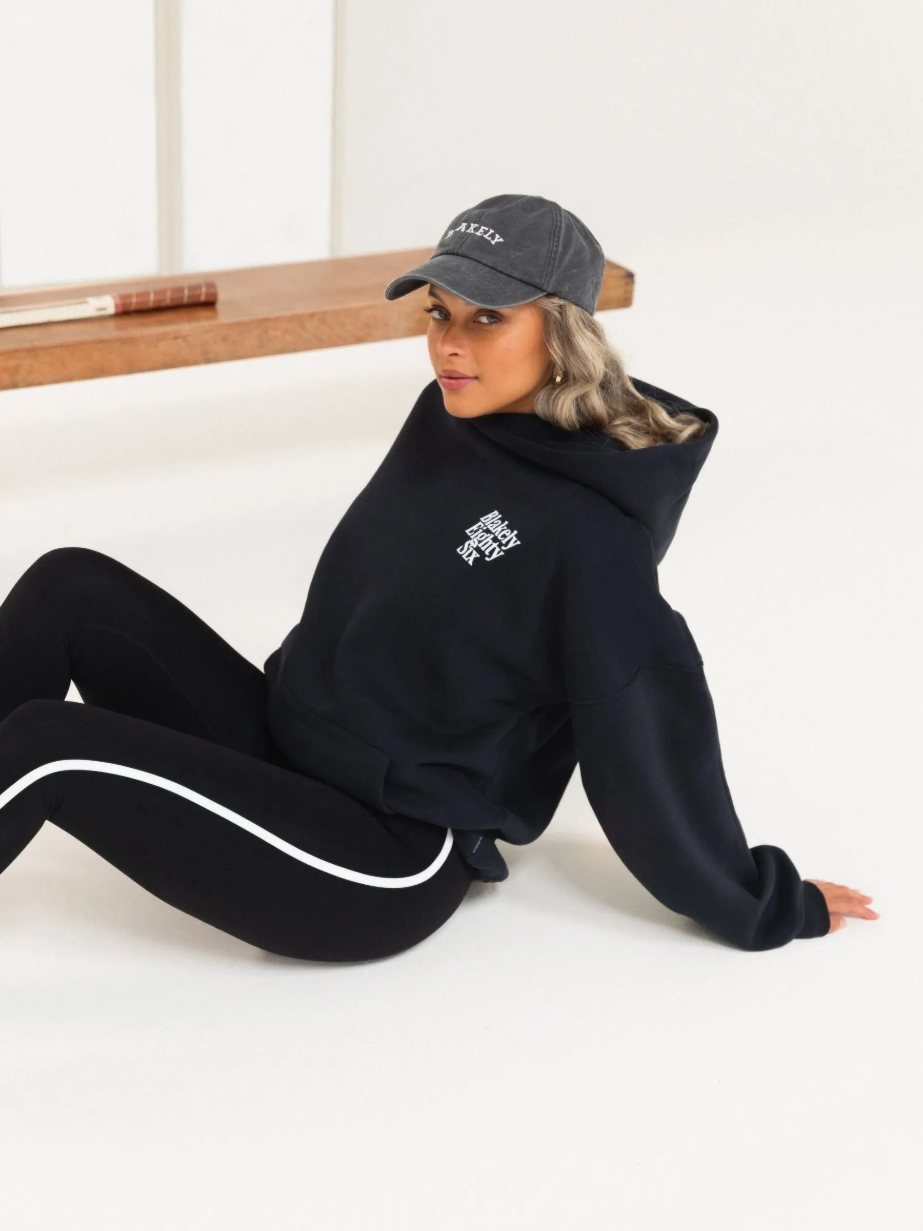 Jodi Oversized Hoodie - Black sold by Blakely product image thumbnail 5