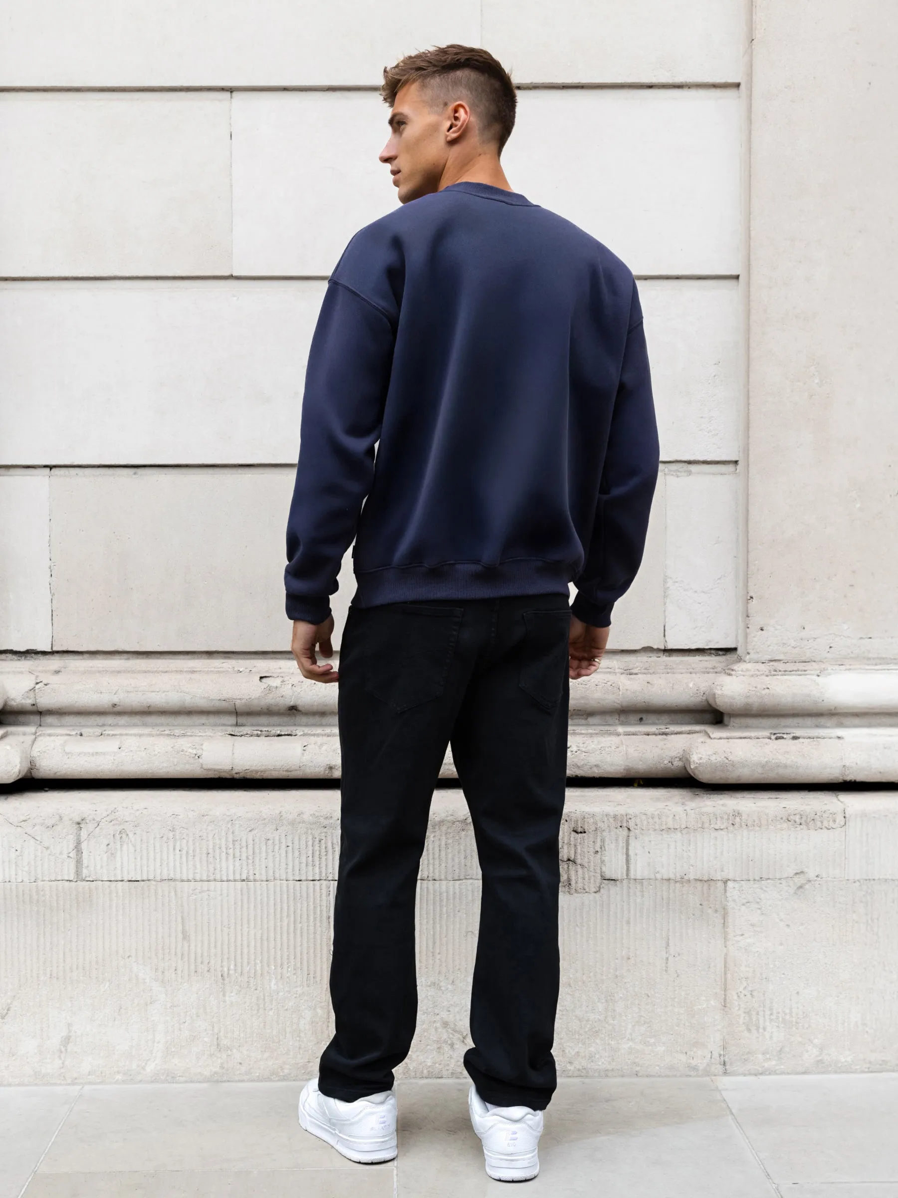 Marlo Relaxed Jumper - True Navy sold by Blakely product image thumbnail 3