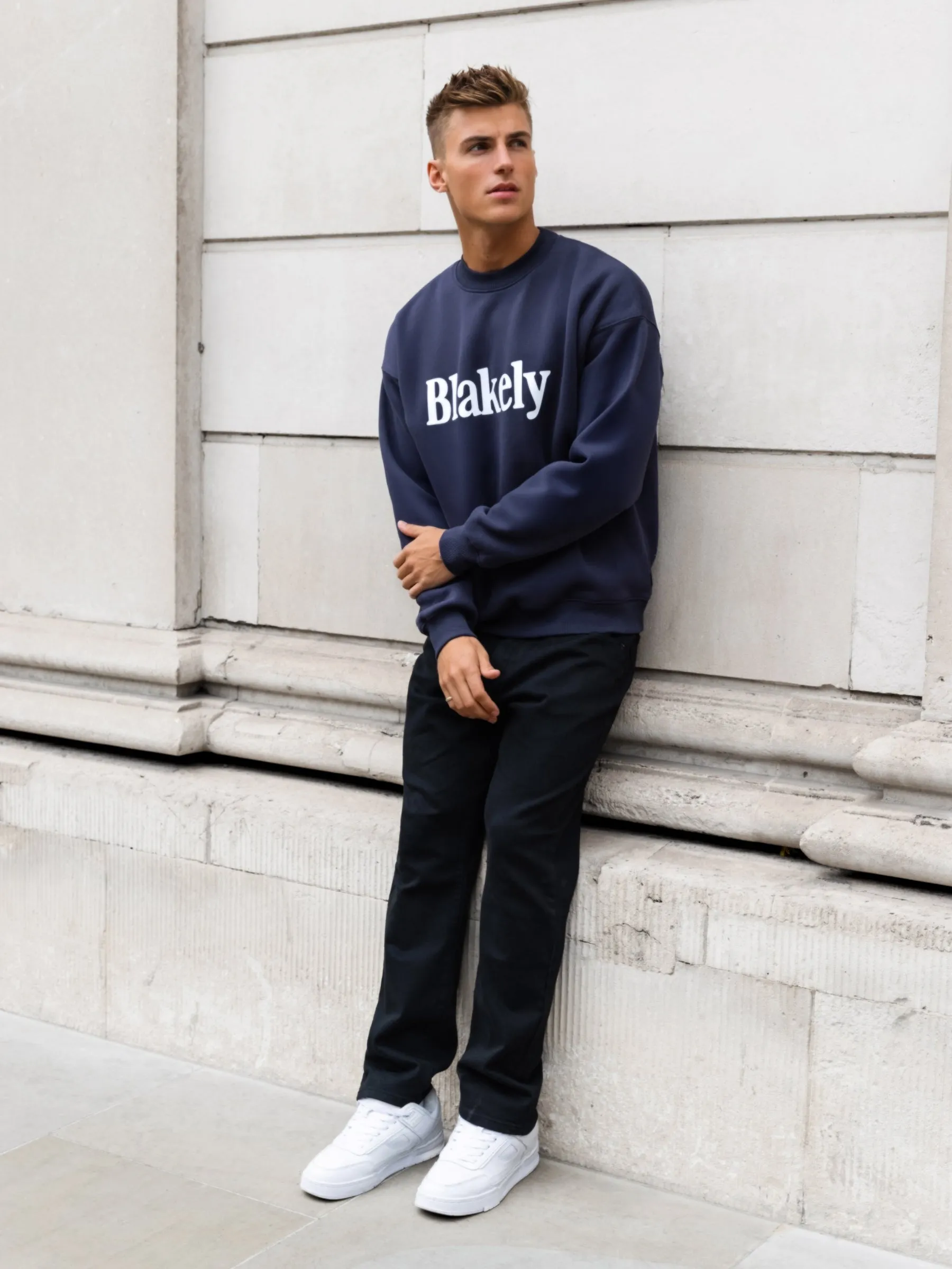 Marlo Relaxed Jumper - True Navy sold by Blakely product image thumbnail 5