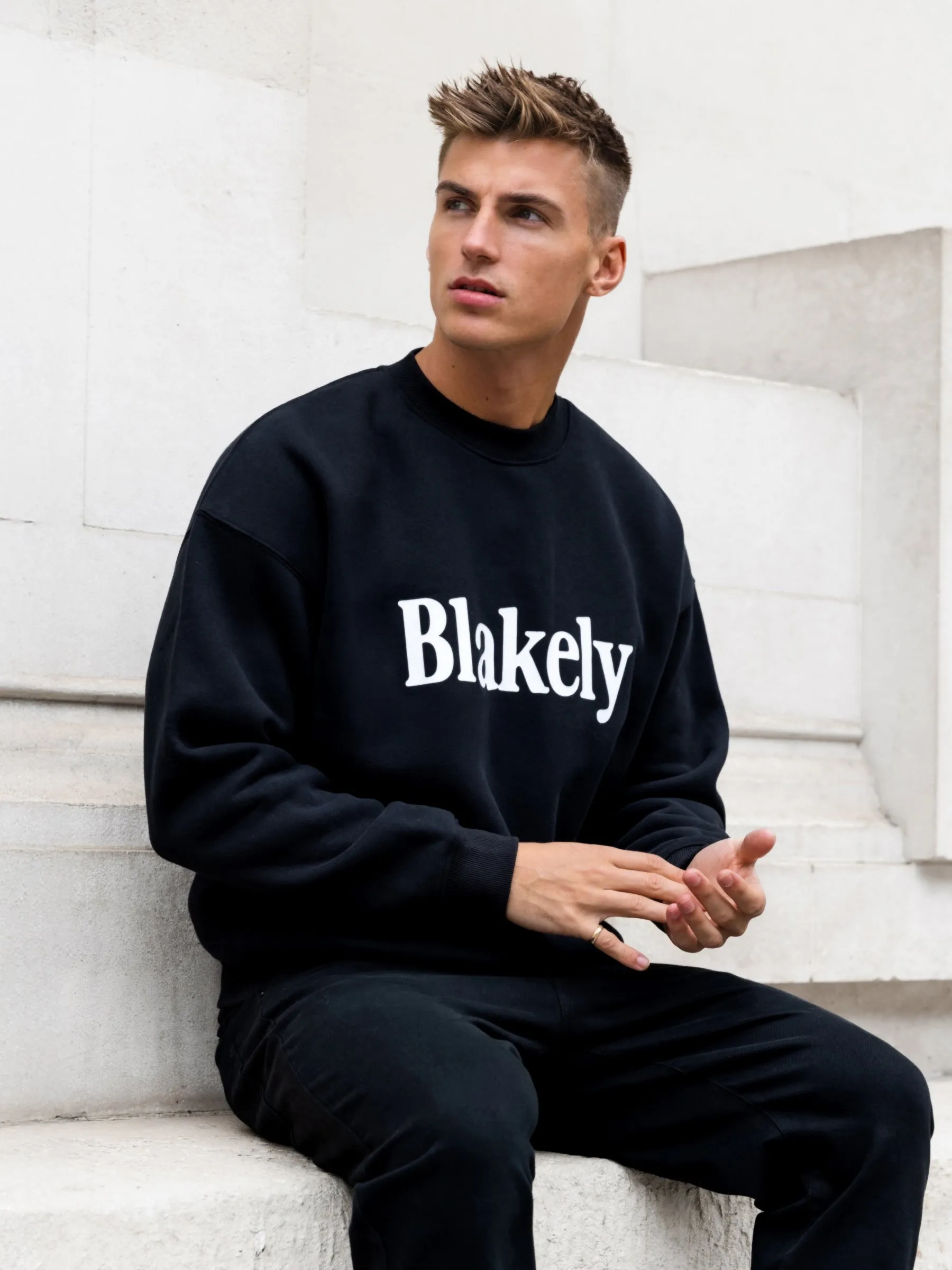Marlo Relaxed Jumper - Black sold by Blakely product image thumbnail 3