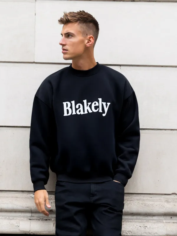 Marlo Relaxed Jumper - Black sold by Blakely