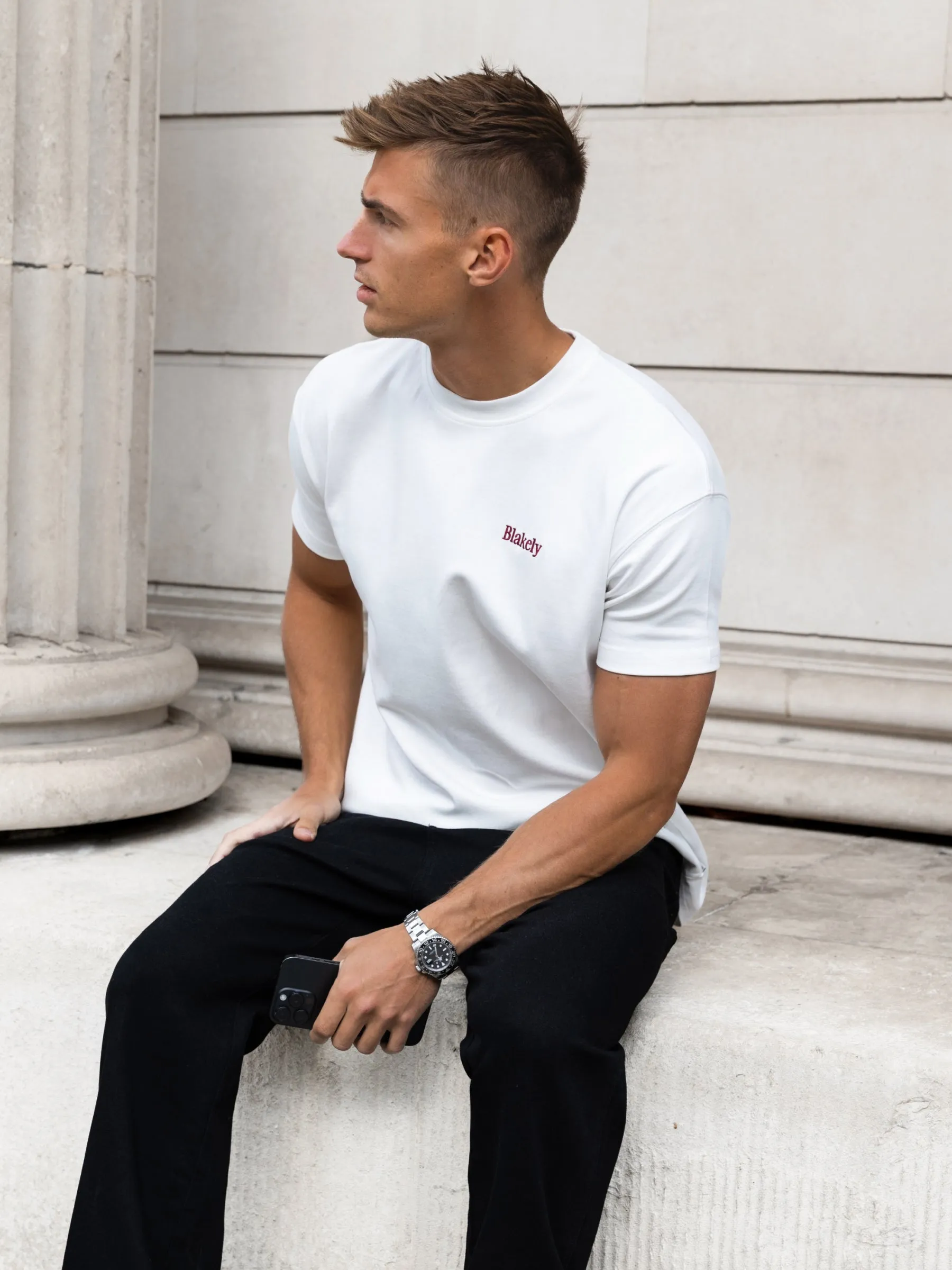 Marlo Relaxed T-Shirt - White sold by Blakely product image thumbnail 2