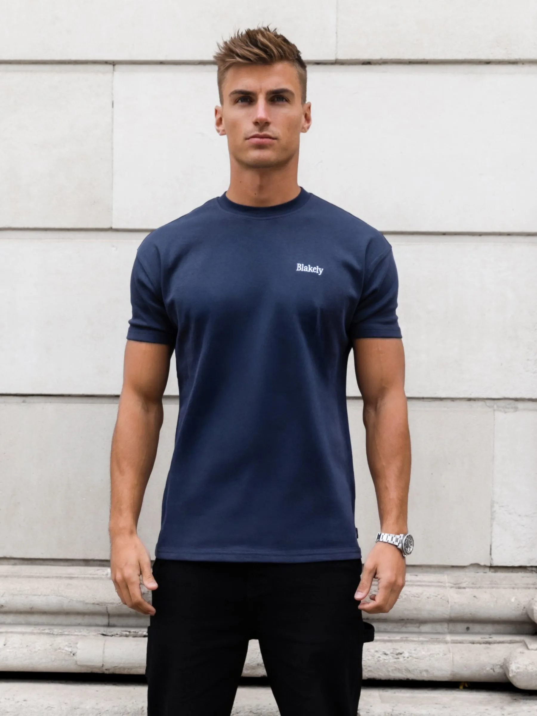 Marlo Relaxed T-Shirt - True Navy sold by Blakely