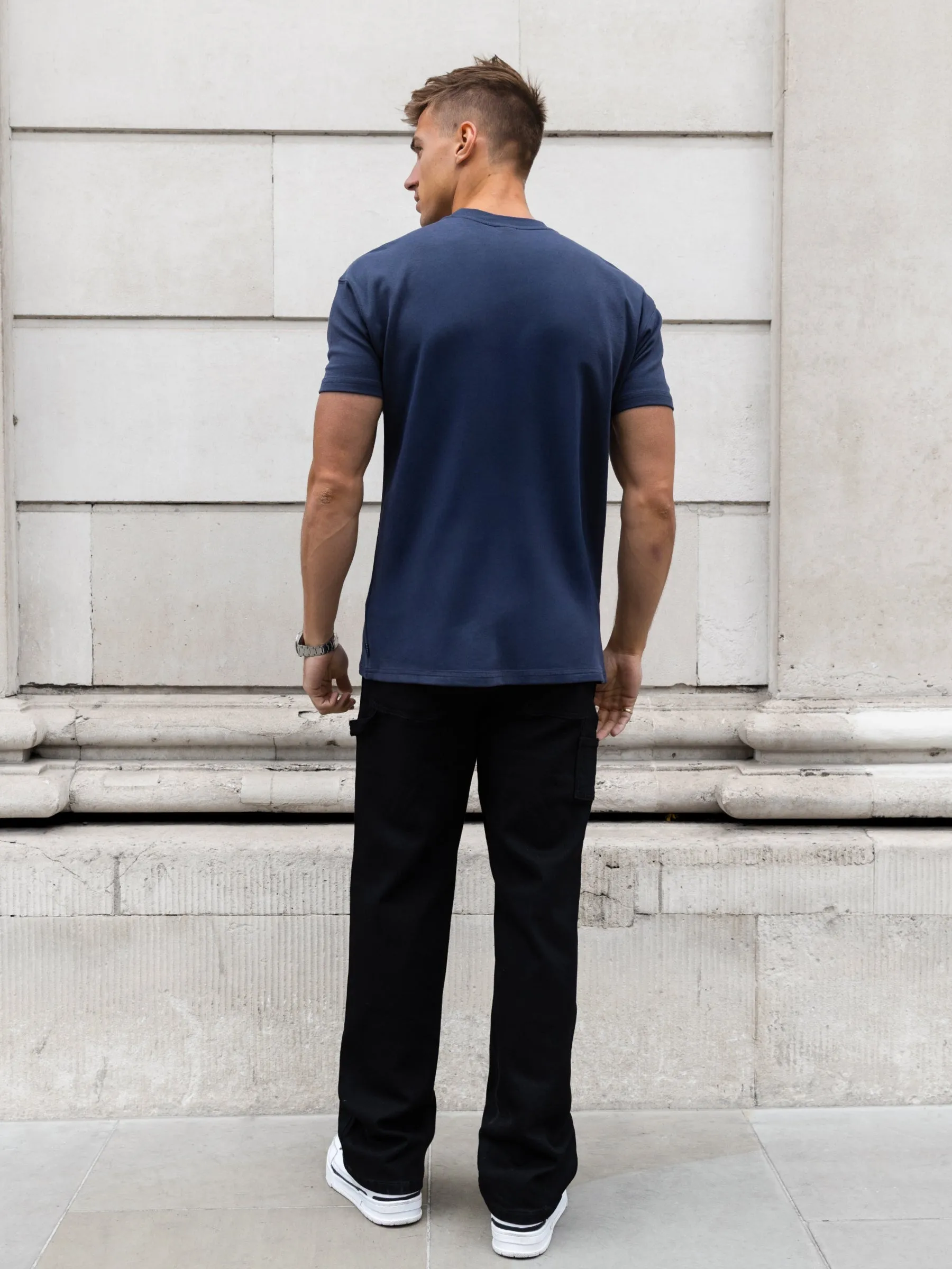 Marlo Relaxed T-Shirt - True Navy sold by Blakely product image thumbnail 3