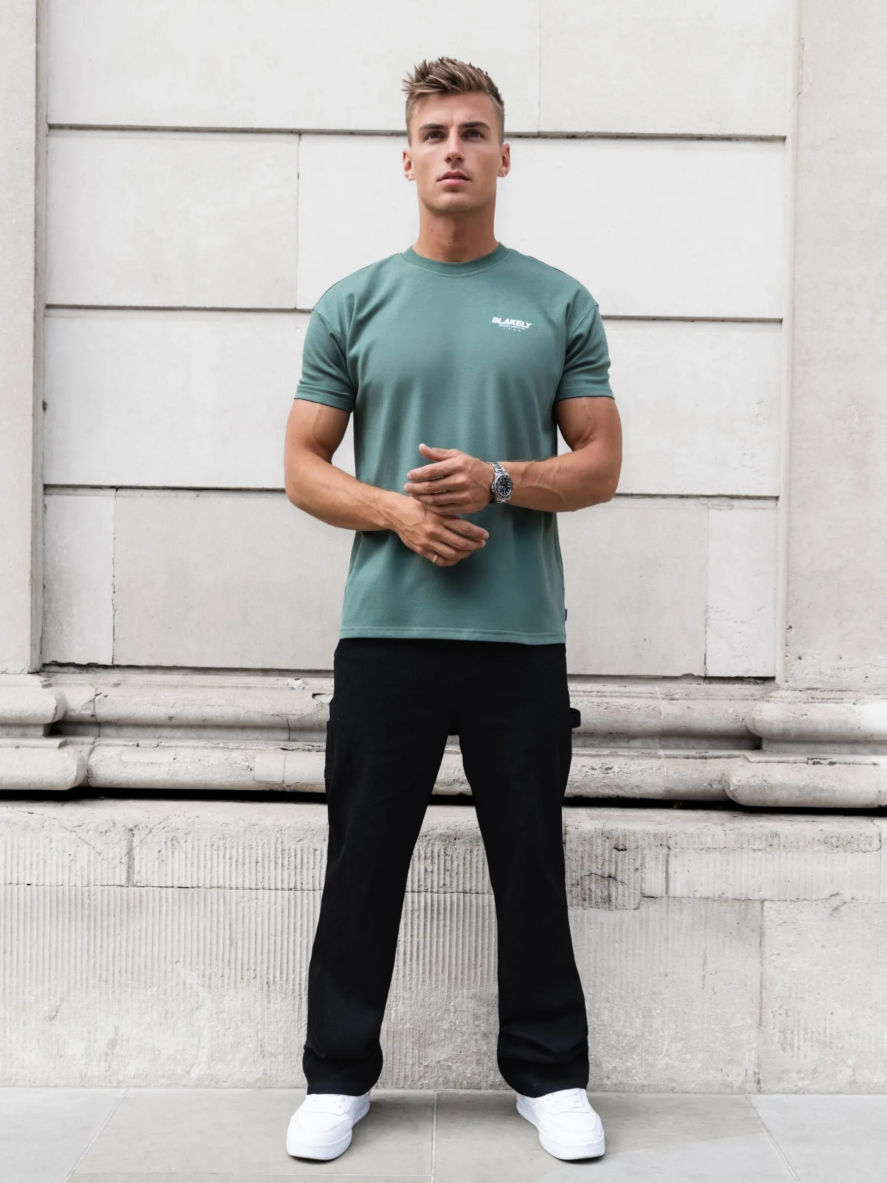 Odell Relaxed T-Shirt - Vintage Green sold by Blakely product image thumbnail 4